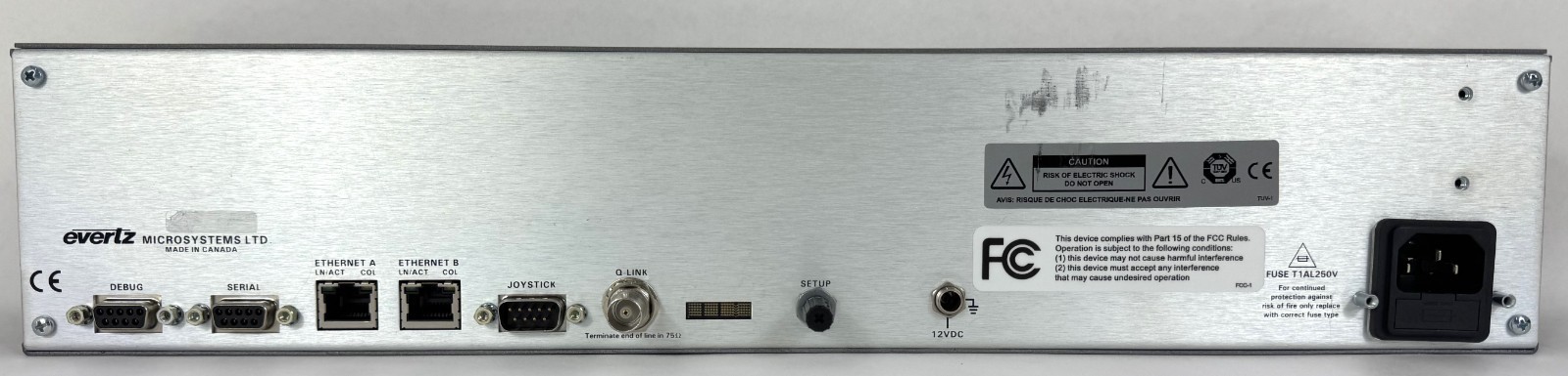 Evertz CP6408E Control Panel