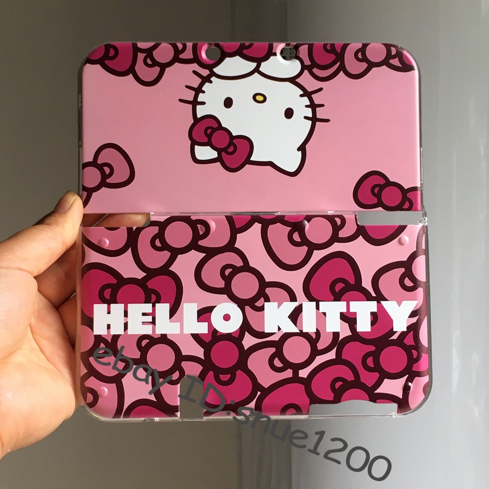Custom Protective Case for Nintendo New 3DS XL/LL - Cute Pink Bow Pattern Cute
