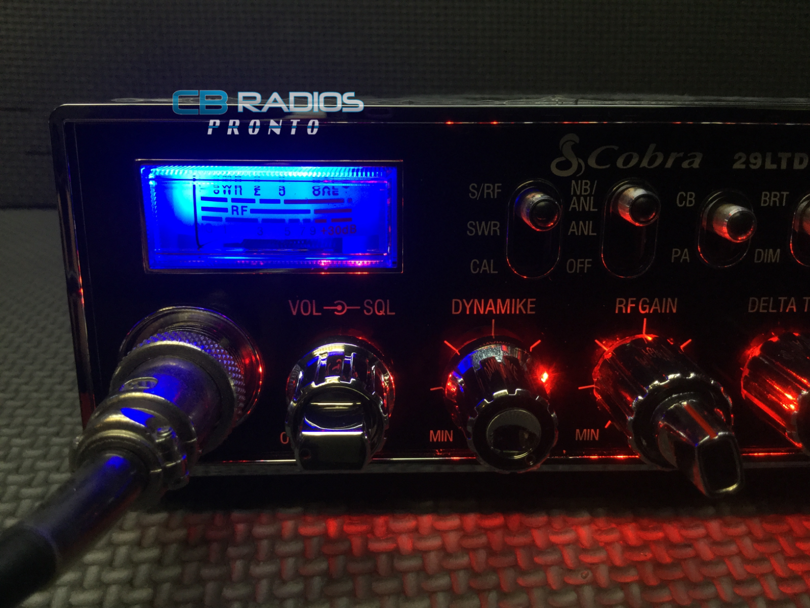 Cobra 29 LTD Chrome - RED NITRO + PERFORMANCE TUNED + RECEIVE ENHANCE + ECHO