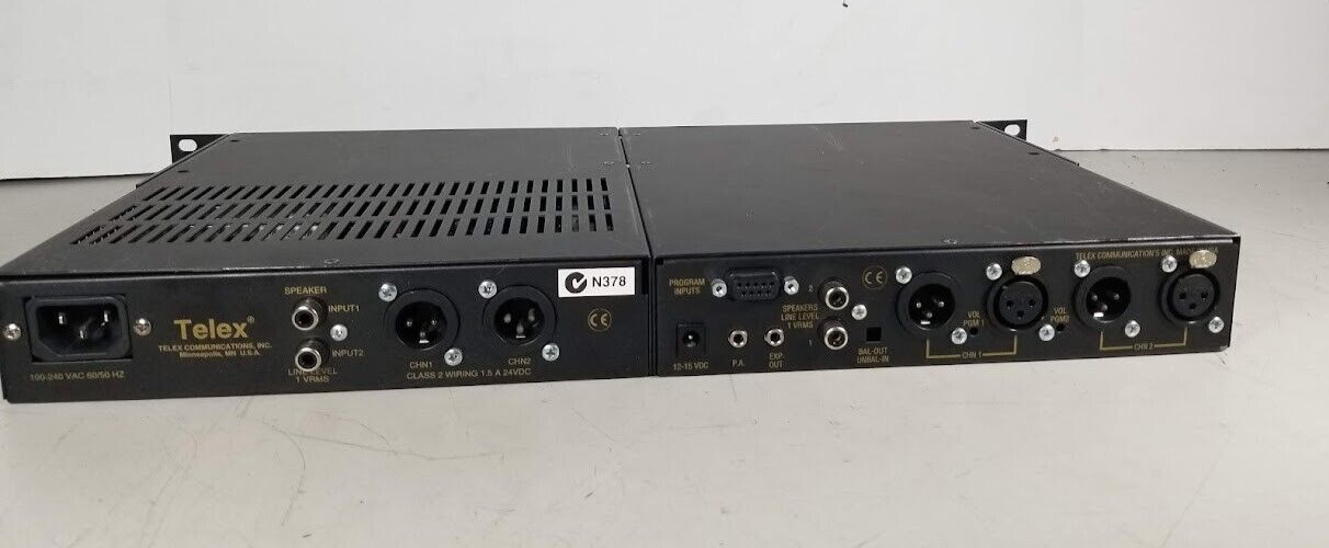 Telex Audiocom SPS2000A & US2000A Intercom Console