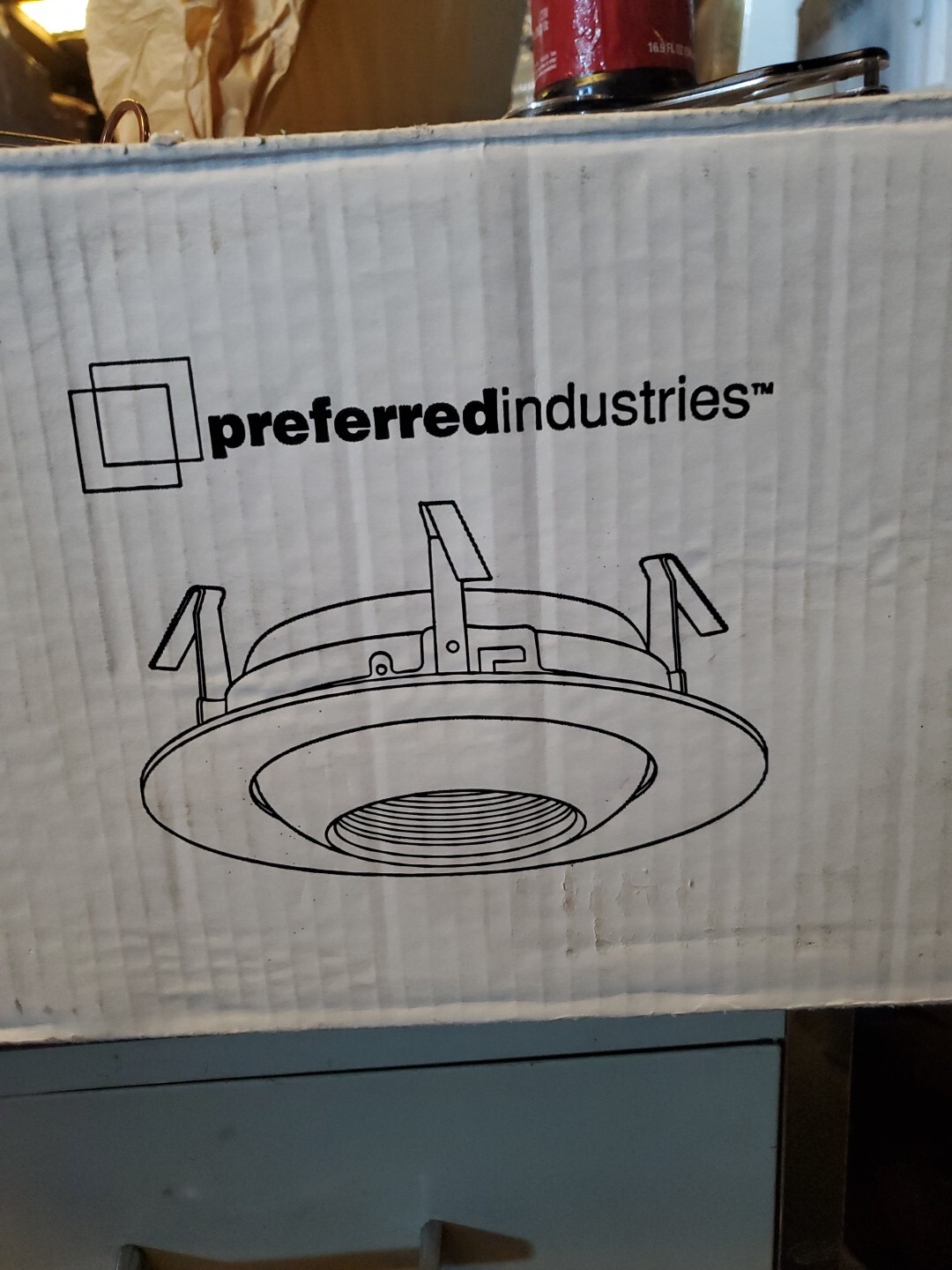 Preferred Ind 4 in. Lo-volt Di-Cast  White Baffle