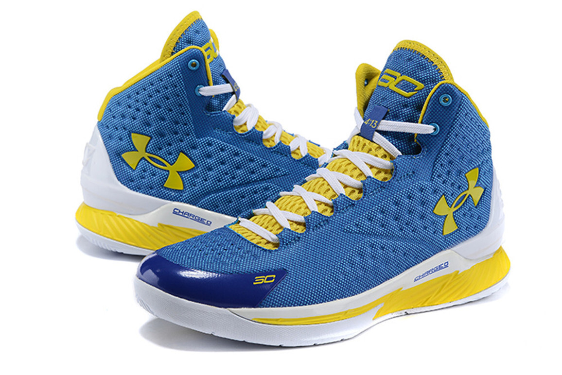 Mens Curry 1 Mid Top TRAINING Basketball Sport Walking Athletic Boot Shoes