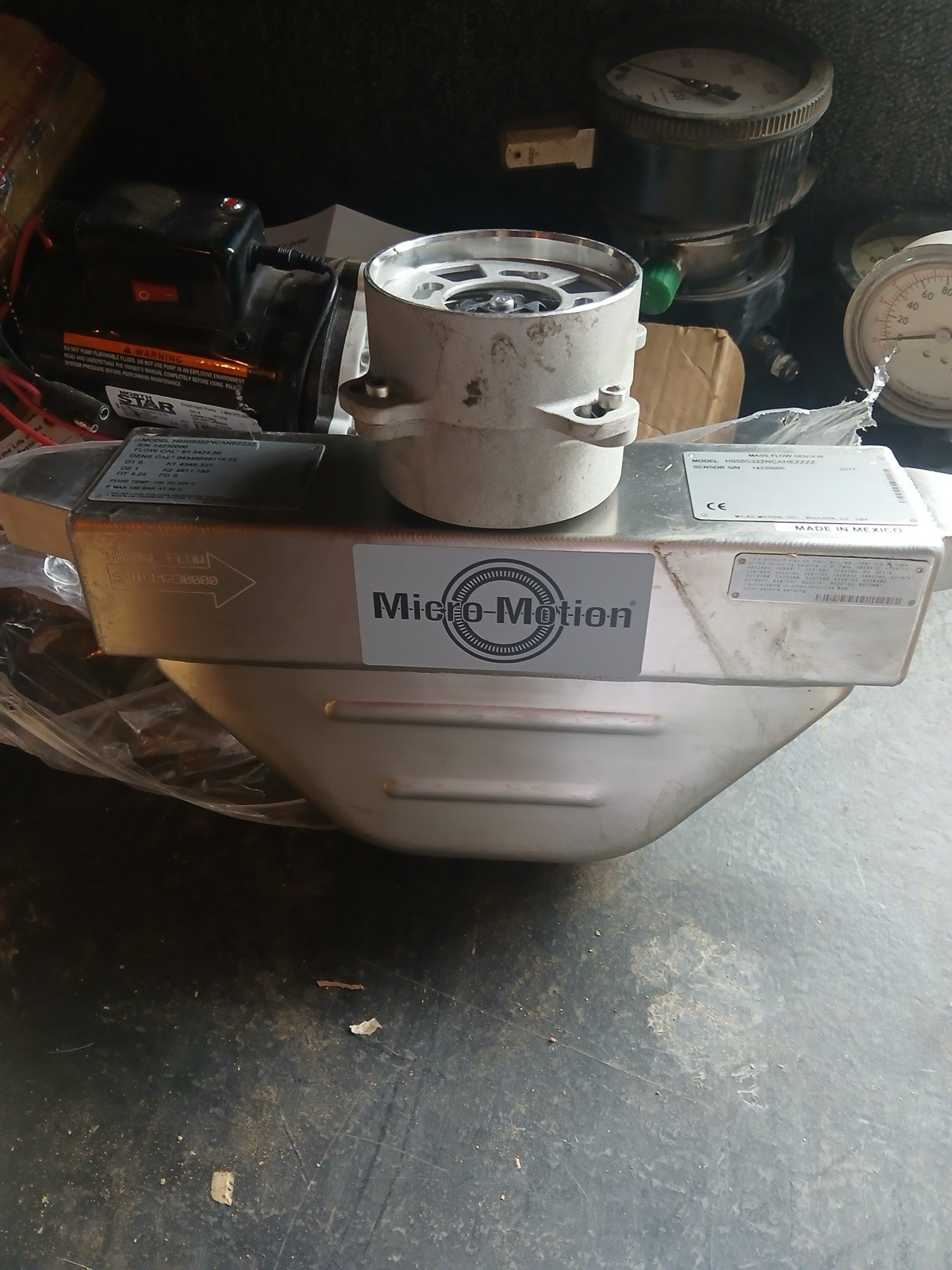 Micro Motion Flow Sensor H050S322NCANEZZZZ