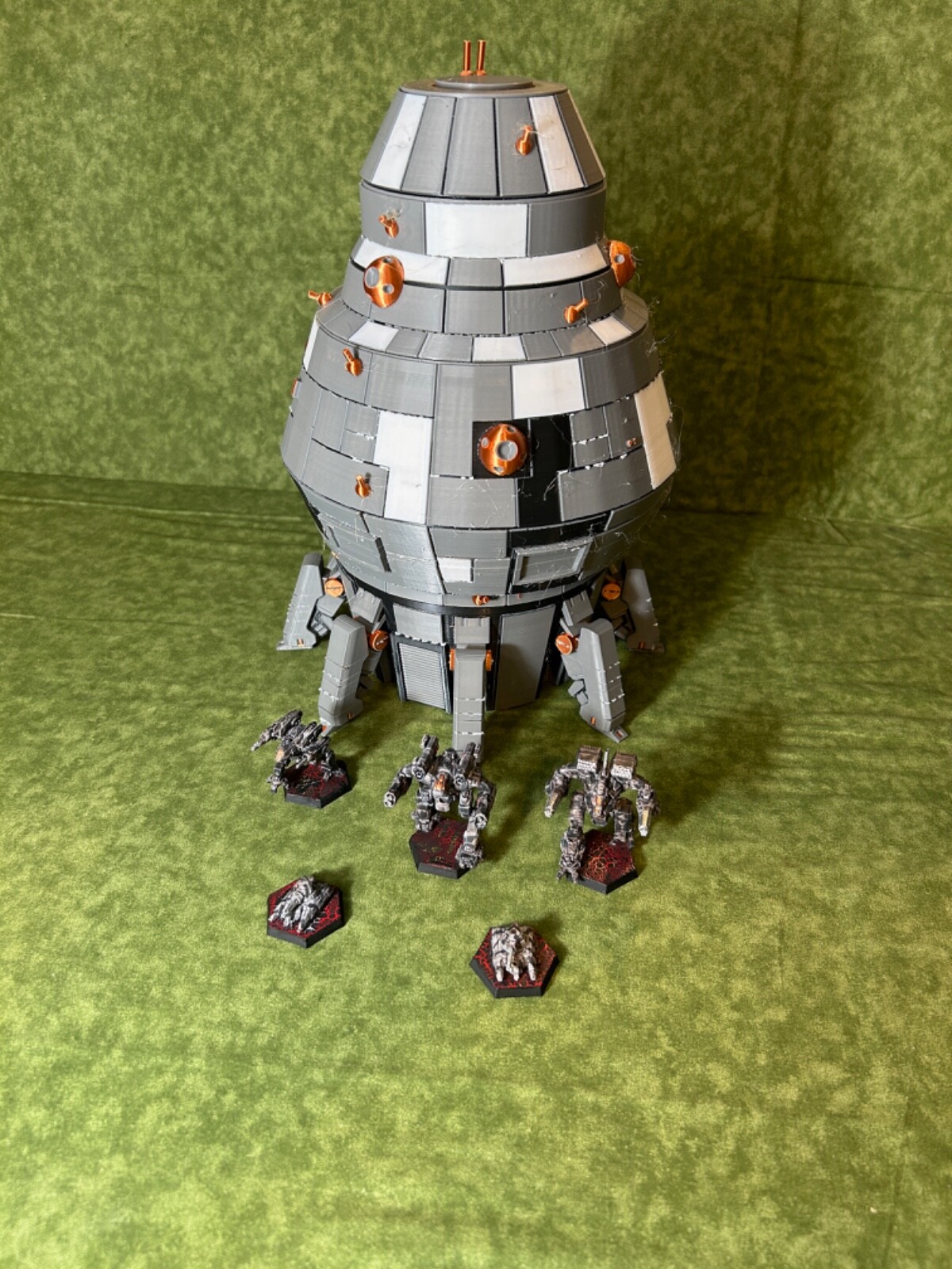 Mech Scale Behemot Class Drop Ship With Storage  |  Unpainted 1/285 or 6mm scale