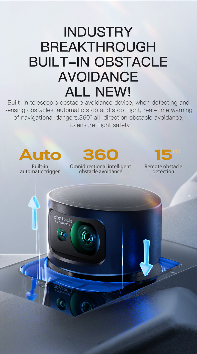 P7 Max Drone GPS 6KM 3-axis Gimbal 8K Camera 360° Obstacle Avoidance 2 Battery
