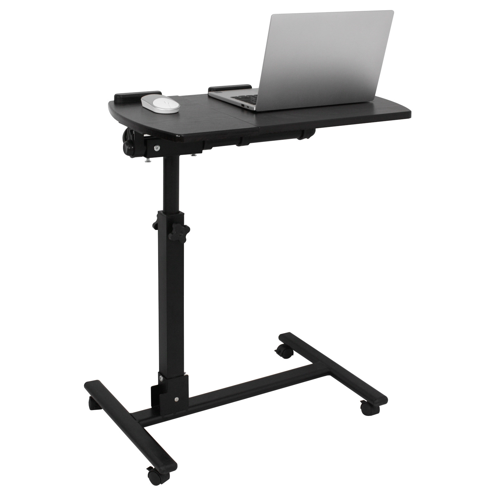 Rotatable Height Angle Adjustable Laptop Sofa Desk Overbed Food Tray Table Stand