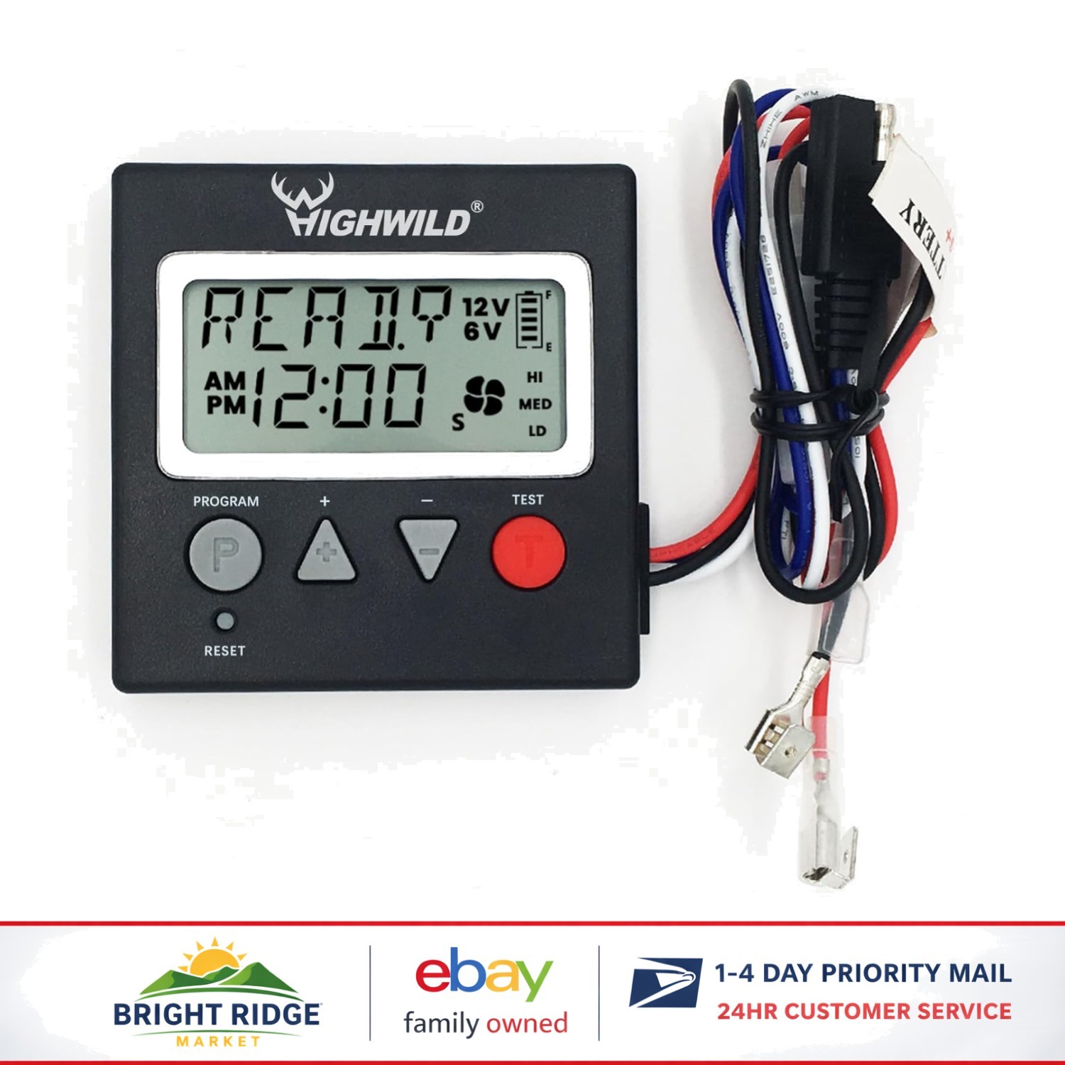 6V/12V Game Feeder Timer with Multiple Feed Times and Easy Setup Instructions
