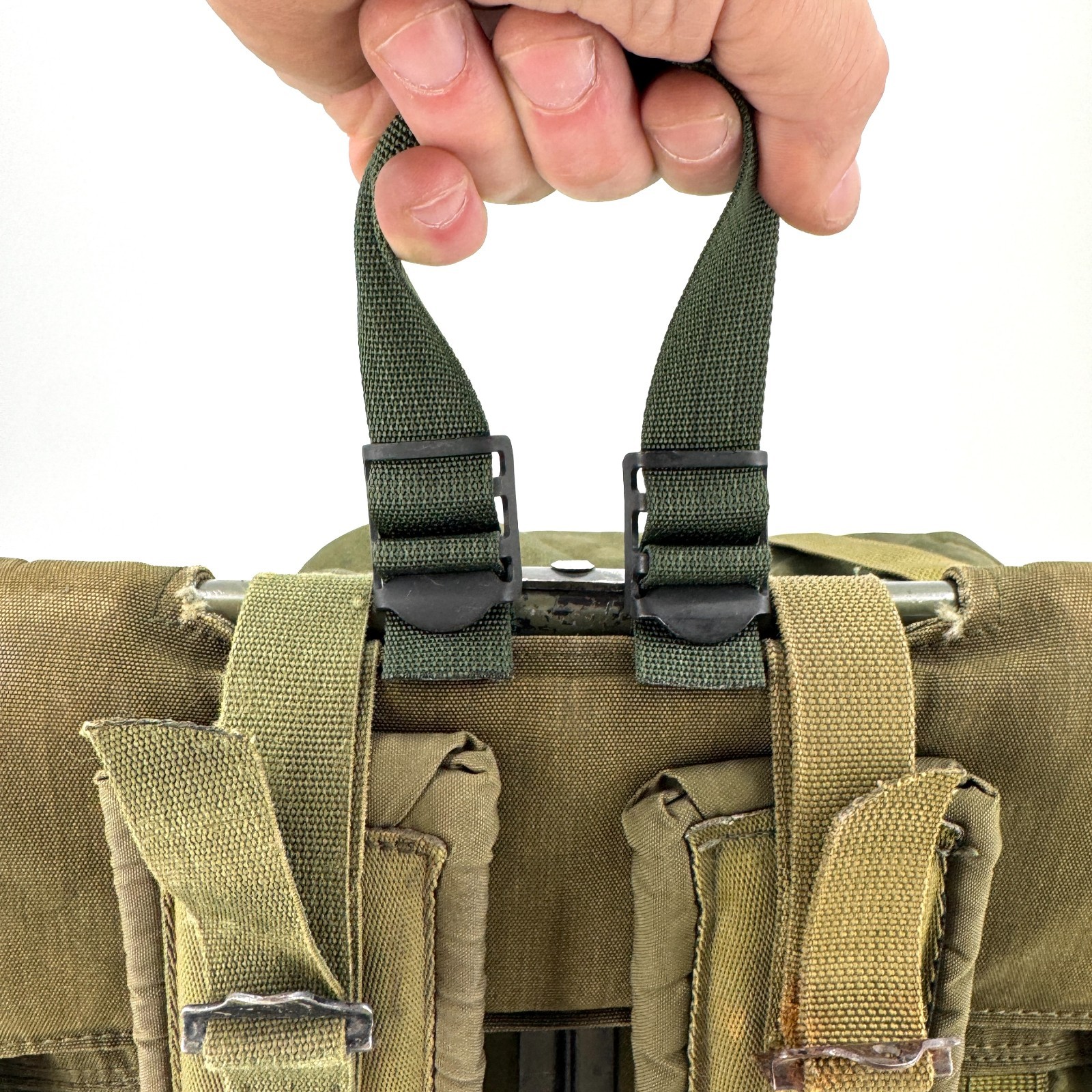 ALICE Pack Frame Milspec Carry Handle Drag Handle CAMO GREEN