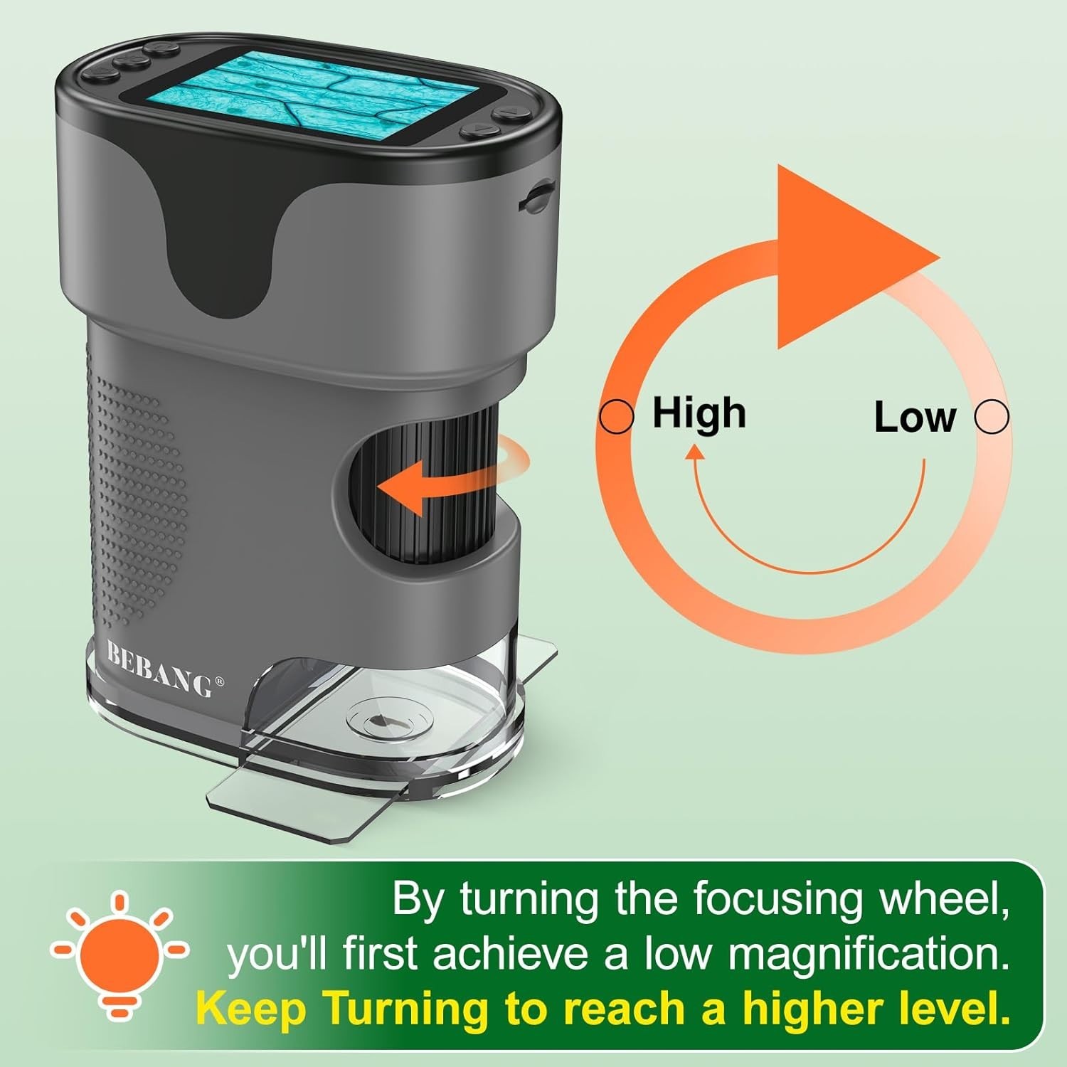Educational Gift: Handheld Microscope 1000X Magnification