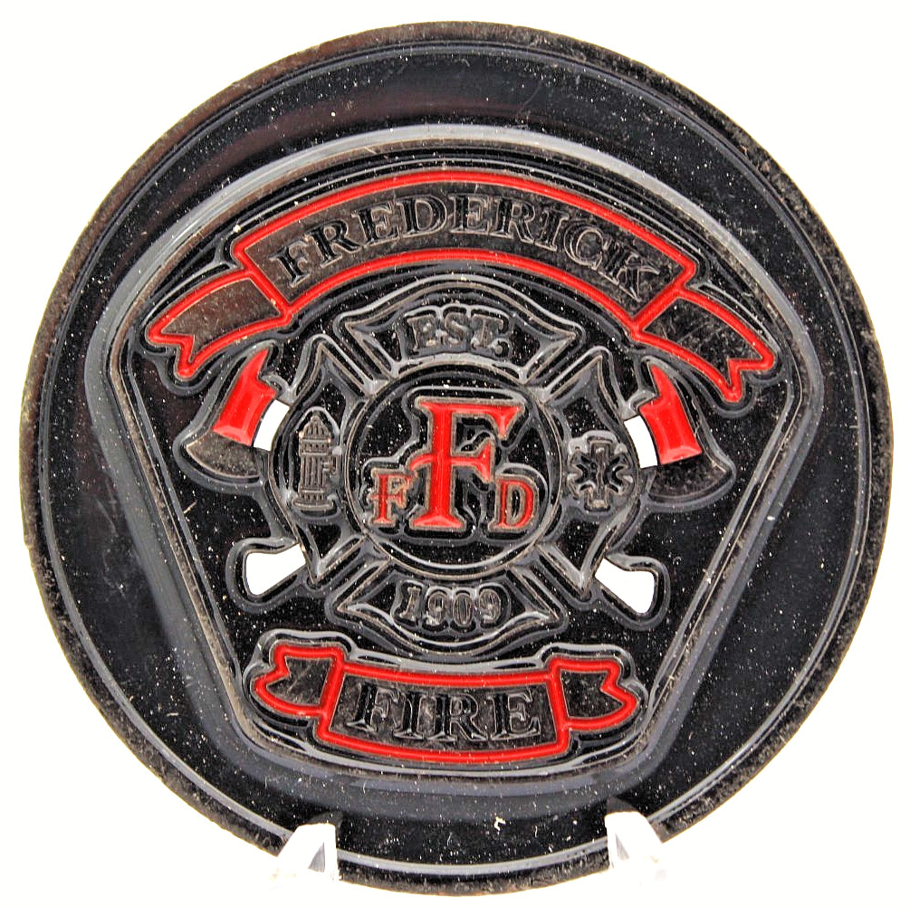 Frederick Fire Dept FFD Duty Honor Courage Challenge Coin 1.75"