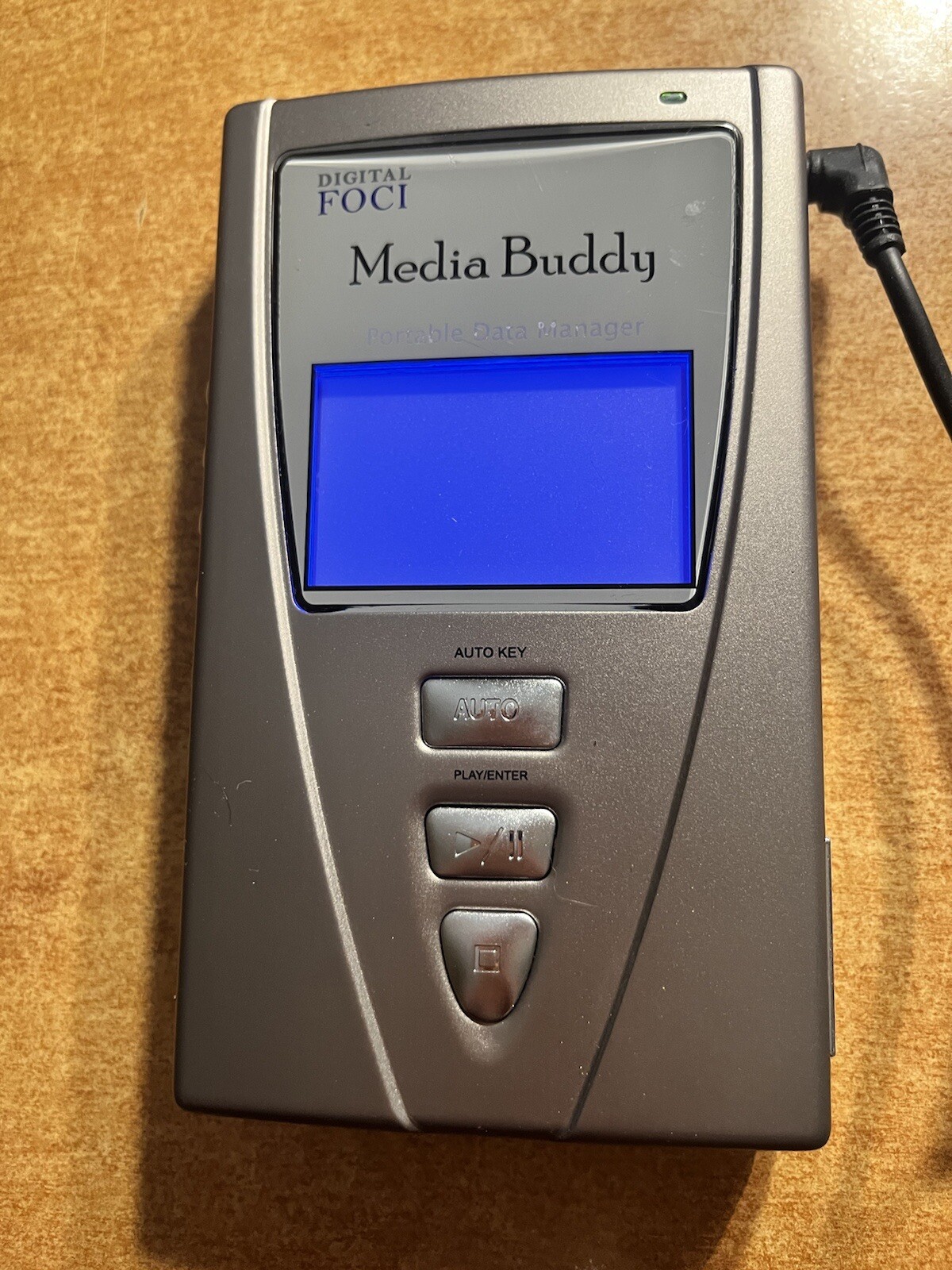 RARE & VINTAGE Digital Foci Media Buddy, Model MEB-300, Works, W/Case & Charger,