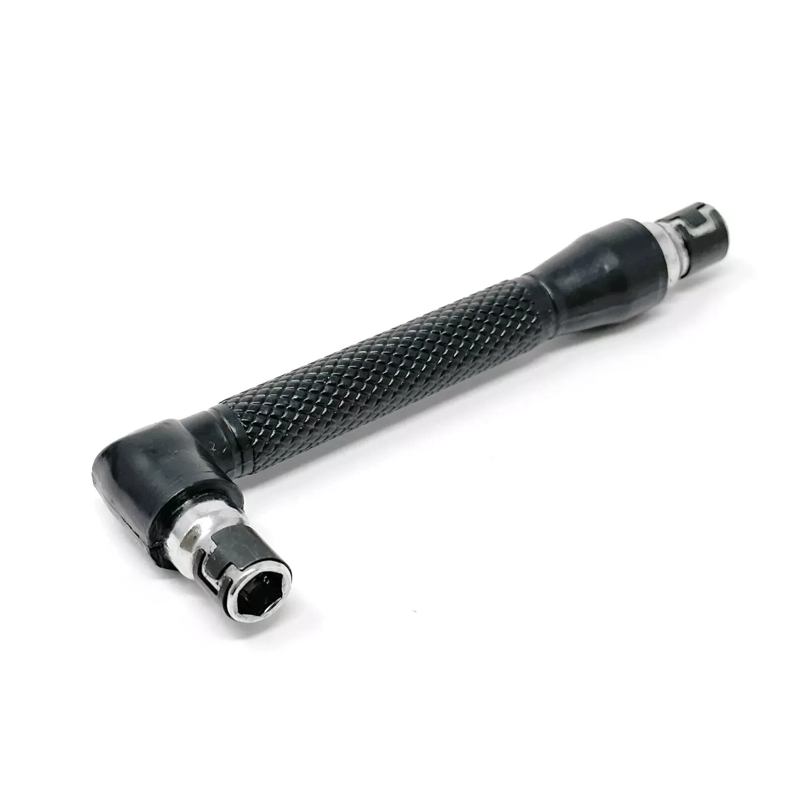 OHIY L Shape Double End Bit Holder Mini Socket Wrench for 1/4 in Hex Insert Bits