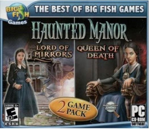 Haunted Manor: 2 Pack PC DVD hidden object games! Lord of Mirrors Queen of Death