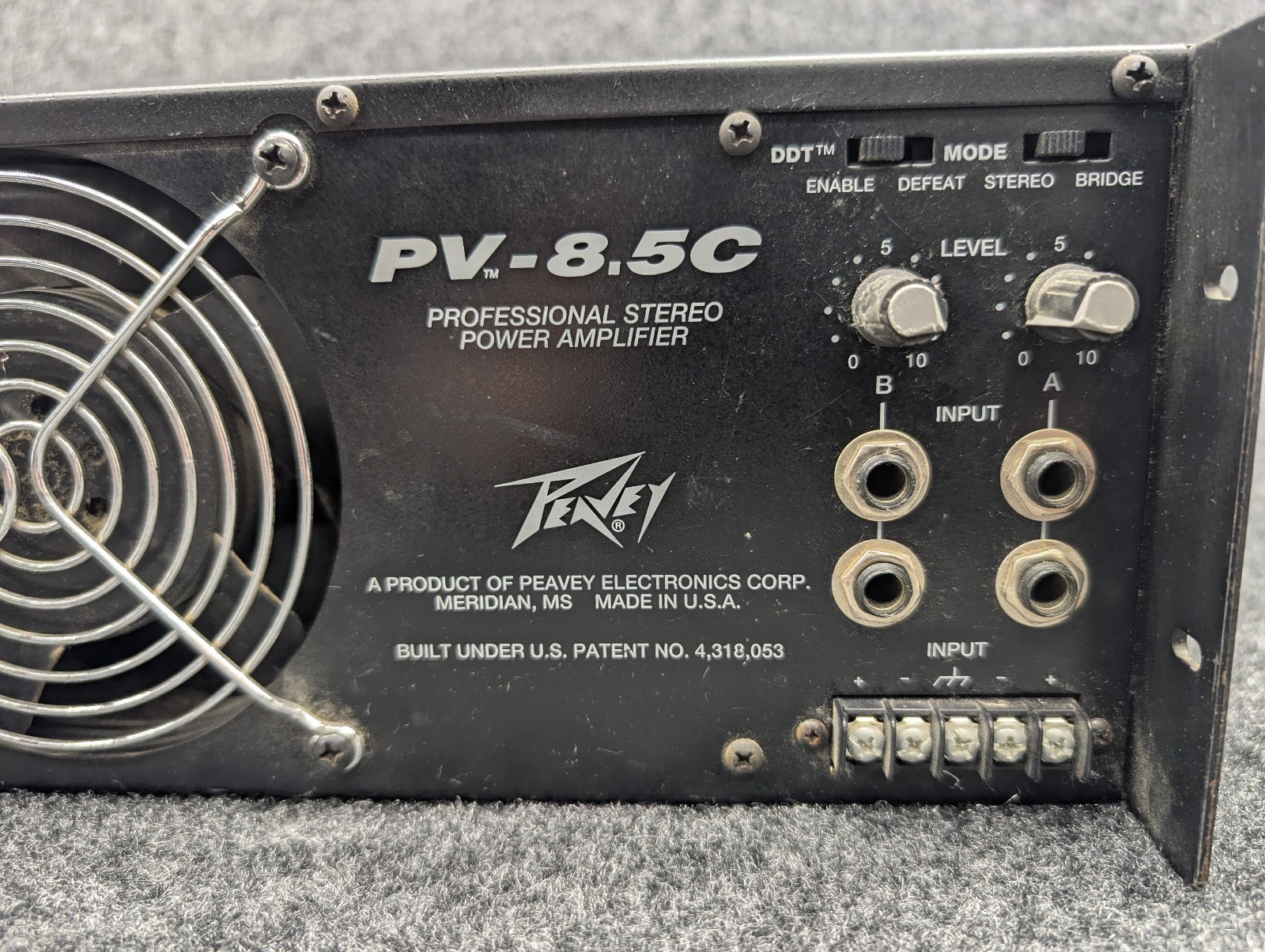 Peavey Professional Stereo Power Amplifier PV-8.5C
