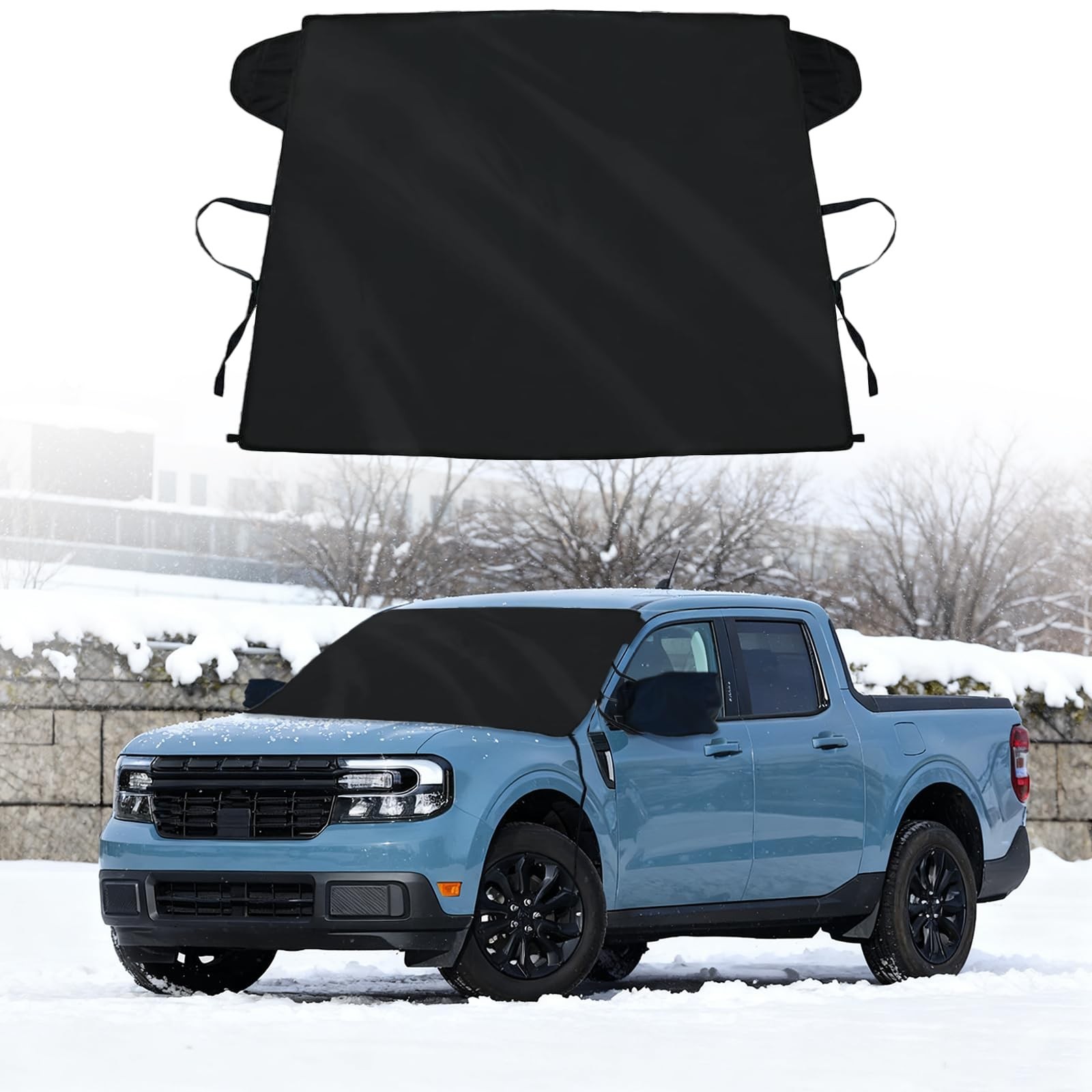 Windshield Snow Cover for Ford Maverick Accessories 2022-2024 2025 2026 Car S...