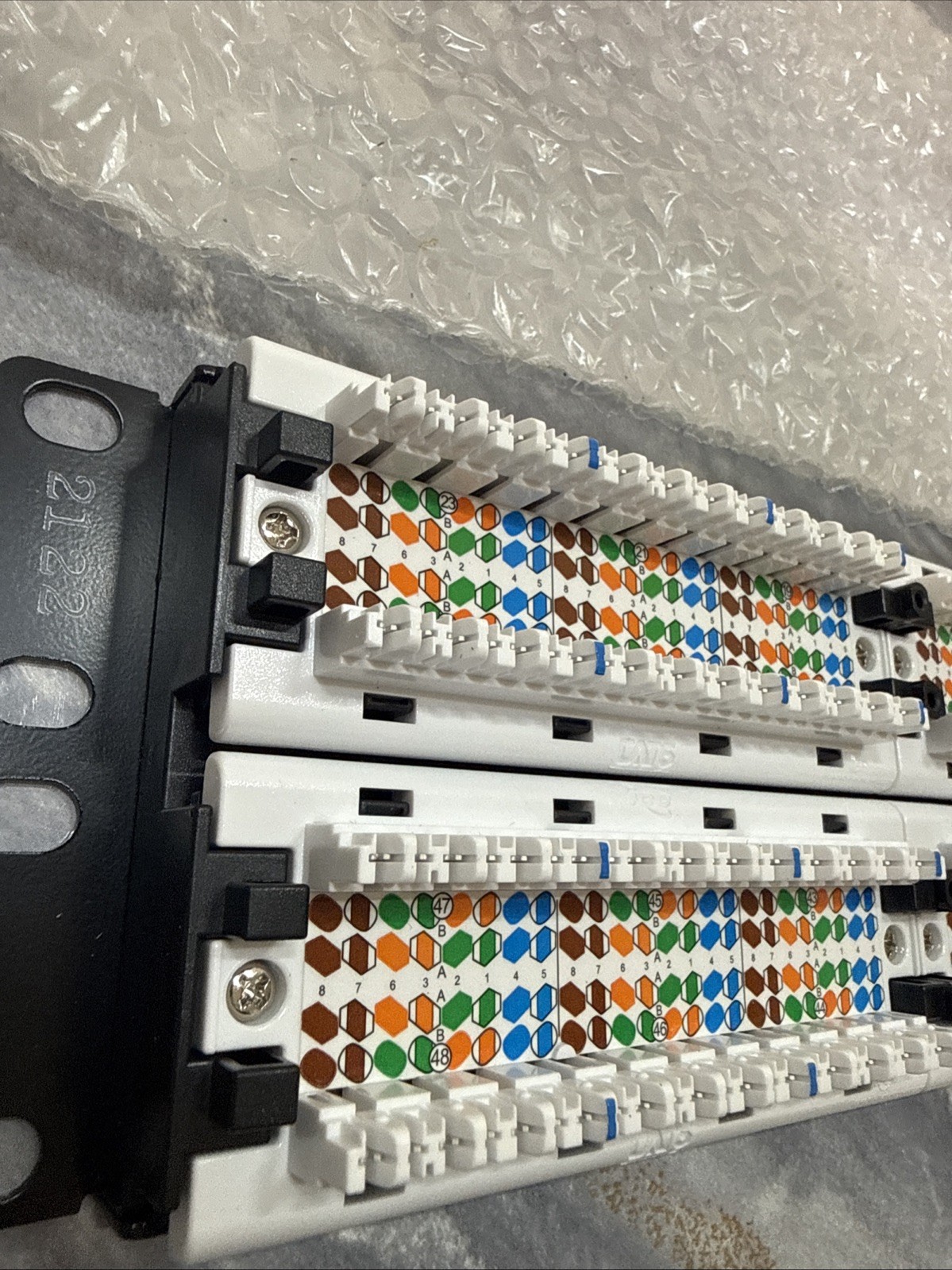 ICC ICMPP04860 PATCH PANEL, CAT 6, 48-PORT, 2 RMS