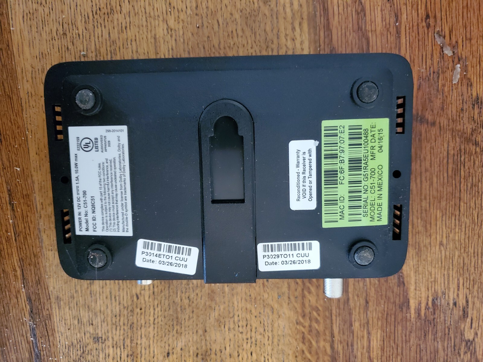 Direct TV C51-700 Mini Genie HD Receiver (UNIT ONLY) [UNTESTED]