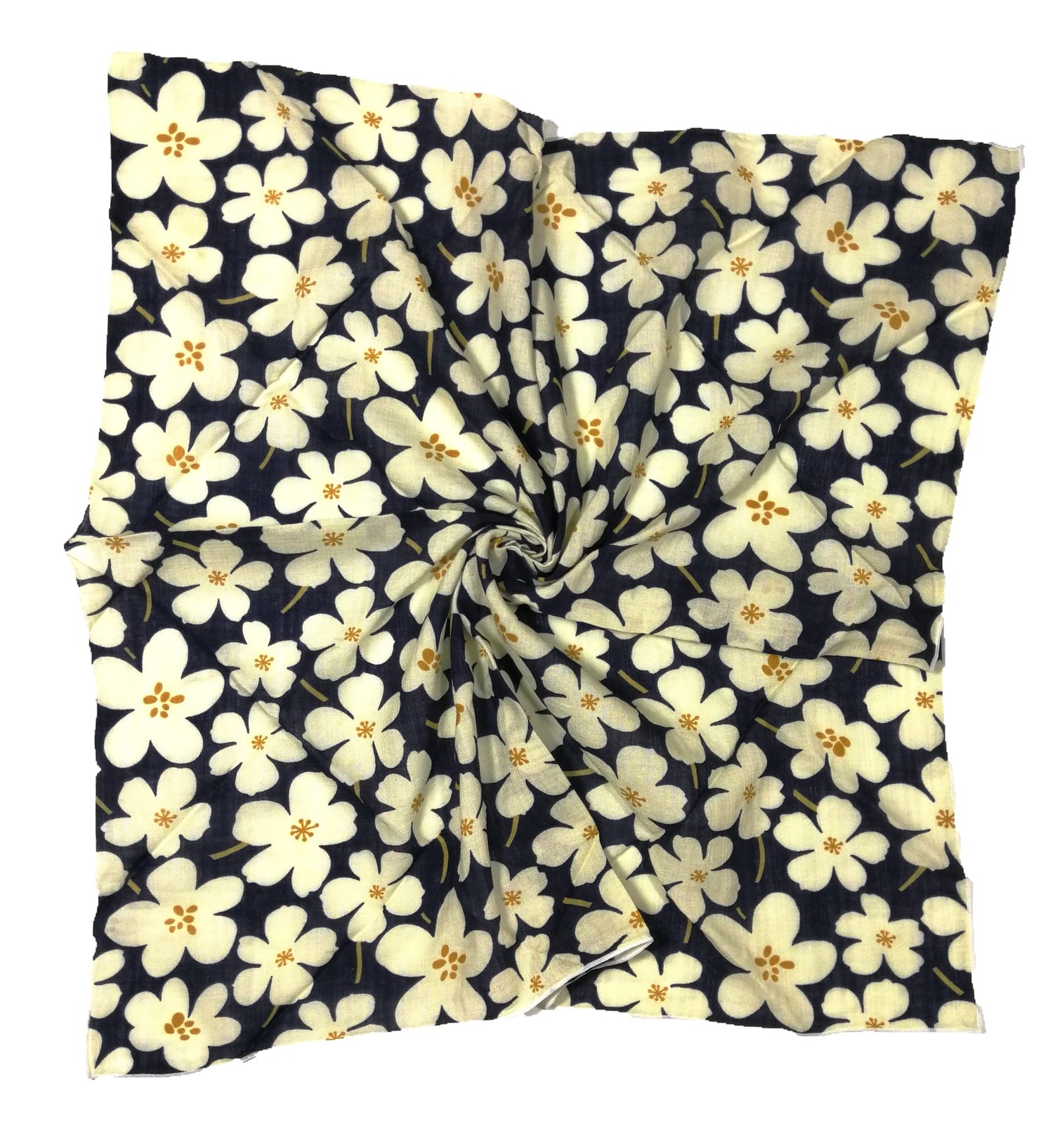 Unisex Floral Cotton Bandanas 22x22 inch Headband Scarf for Men and Women