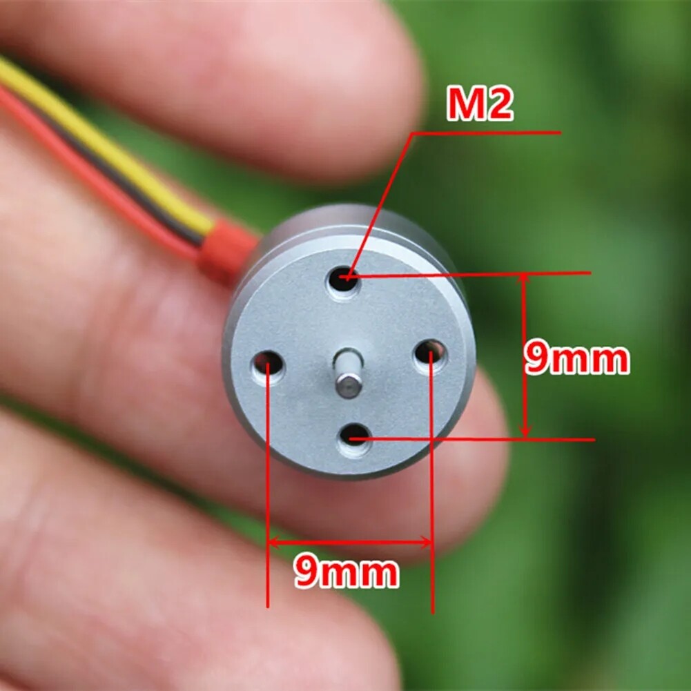 2 Pcs 1104 Micro Brushless Motor 4300kv for 1S-3S RC Drone FPV Racing Quadcopter