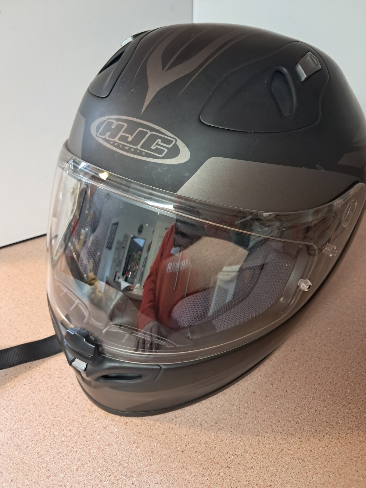HJC IS-17 Full-Face Motorcycle Helmet Large Black
