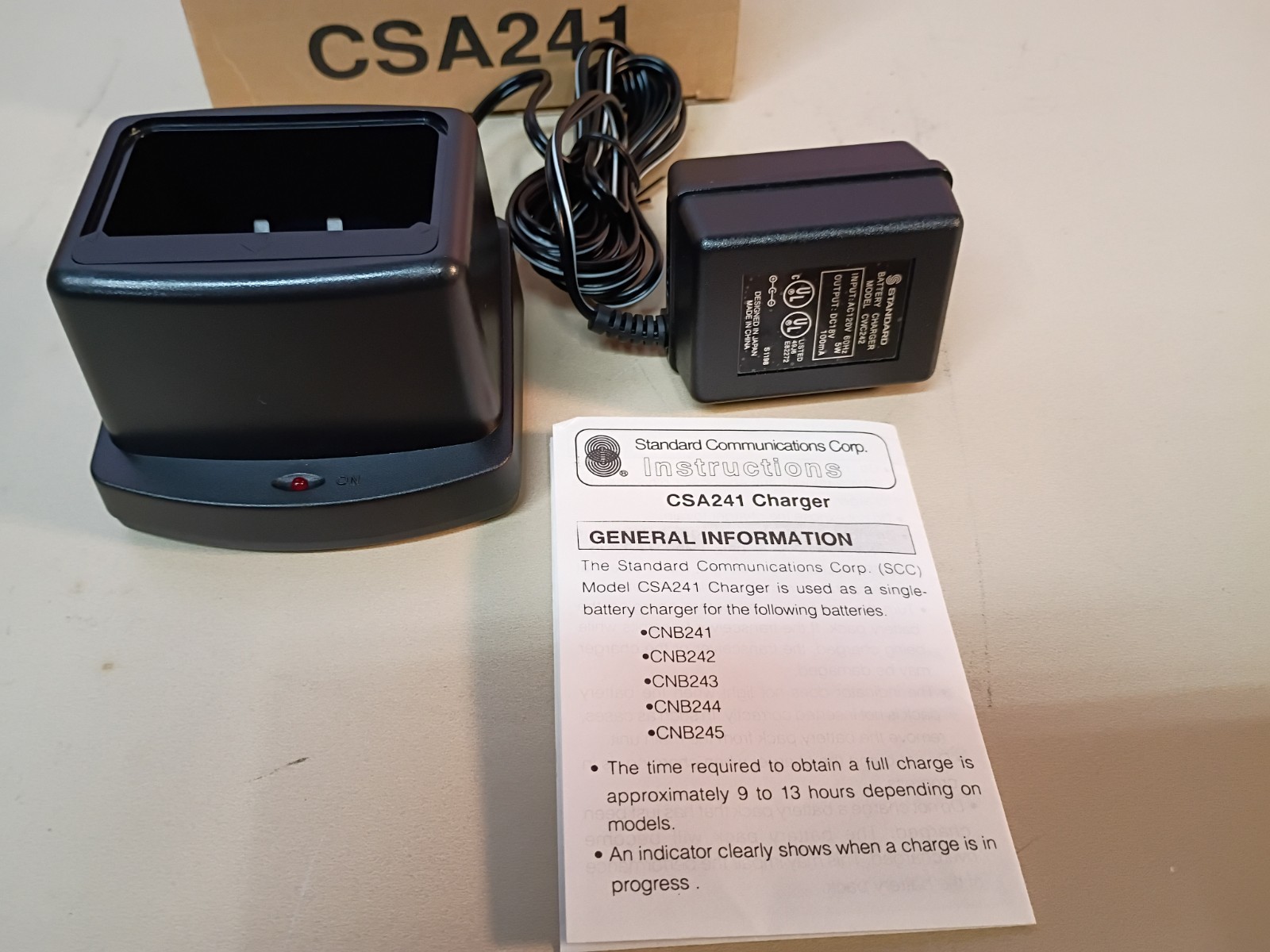 STANDARD CSA241 SLO CHARGER