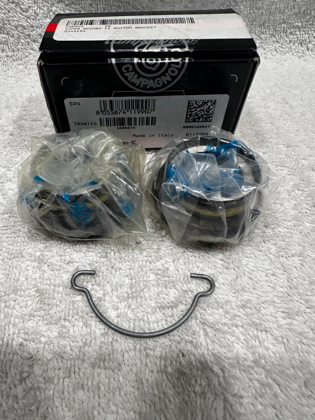Campagnolo Record Ultra Torque Bottom Bracket Cups BSC English OC11-REG NEW