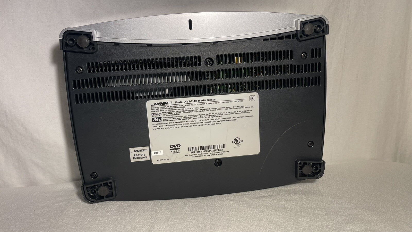 Bose Model AV3-2-1II Media System. DVD Home Theater System Tested!!!