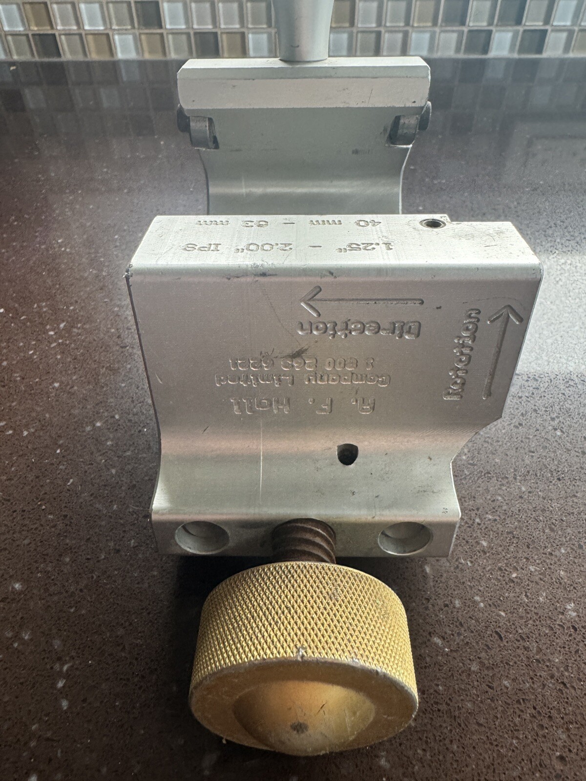 S&D Machine & Tools 1.25" - 2.00" Adjustable Electrofusion Pipe Scraper No Case