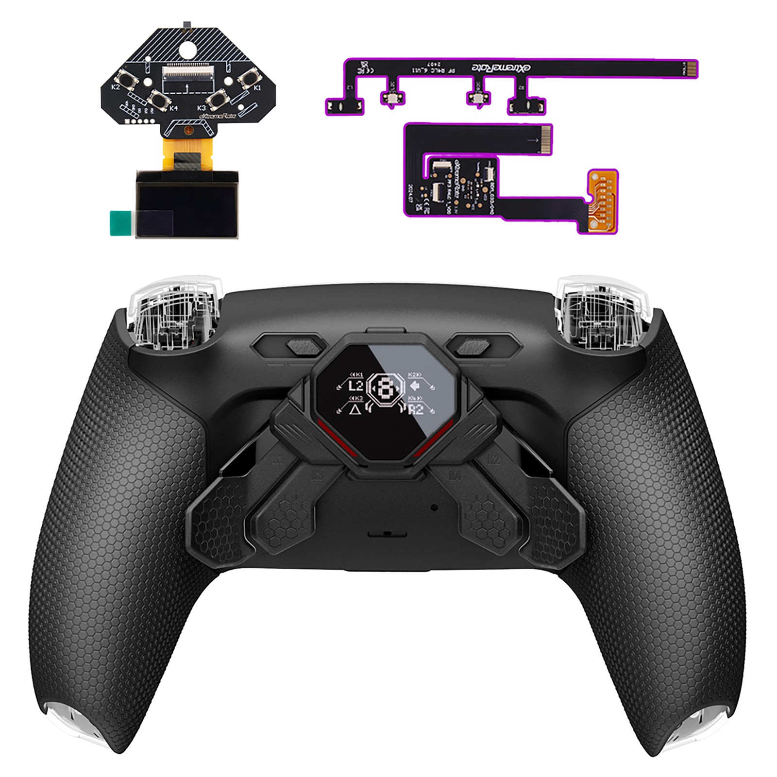 eXtremeRate SPARK Back Paddles Kit Clicky for PS5 Controller BDM-030 040 050 060