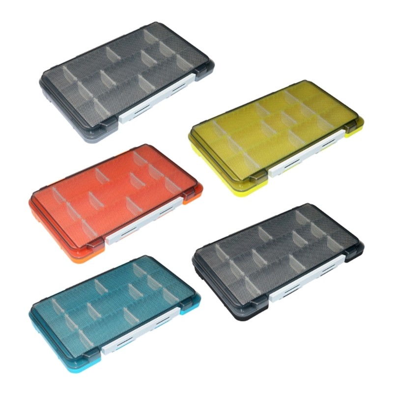 Waterproof Fishing Tackle Box Fish Hook Storage Trags Organizers Box Transparent
