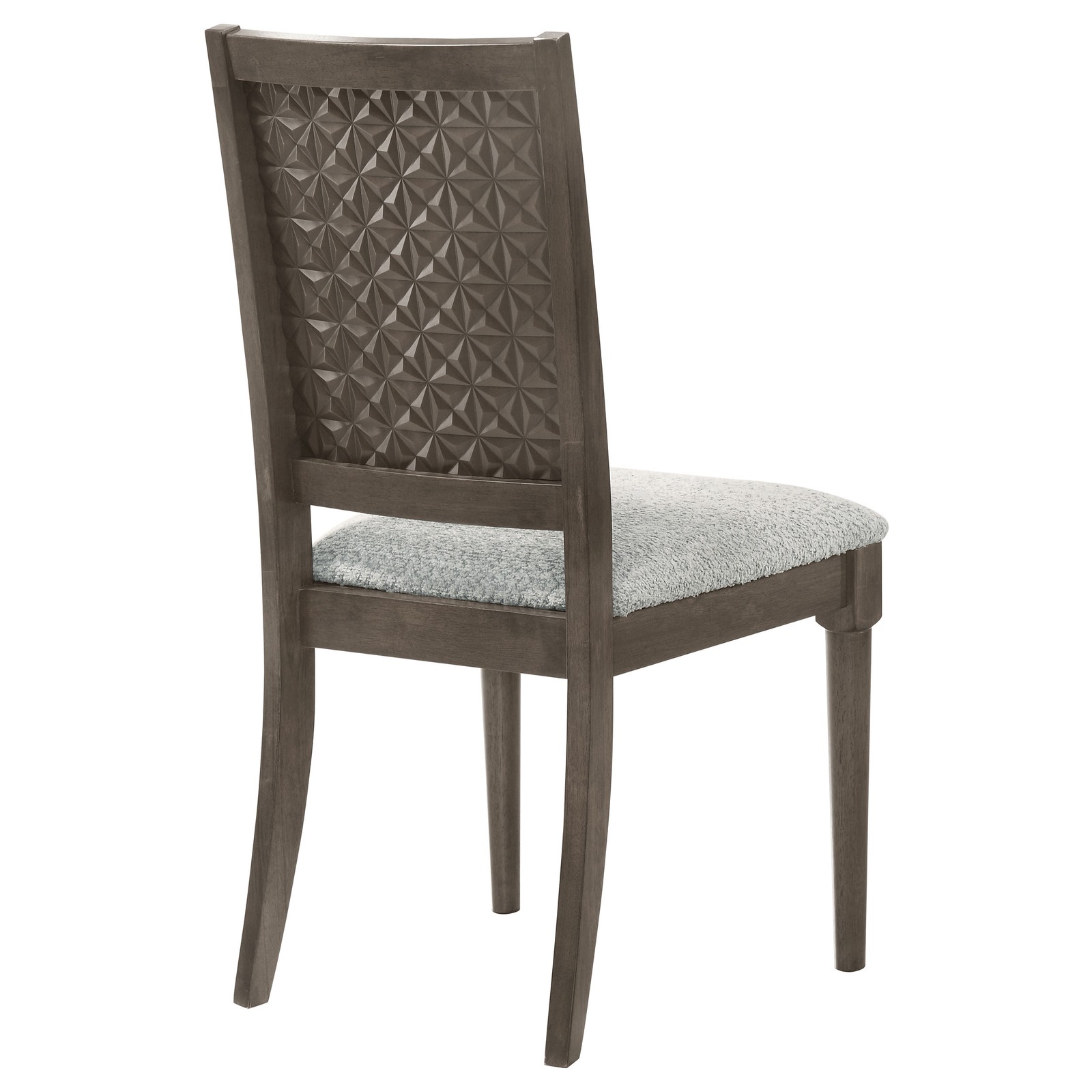 Onslow Upholstered Dining Side Chair Dark Brown