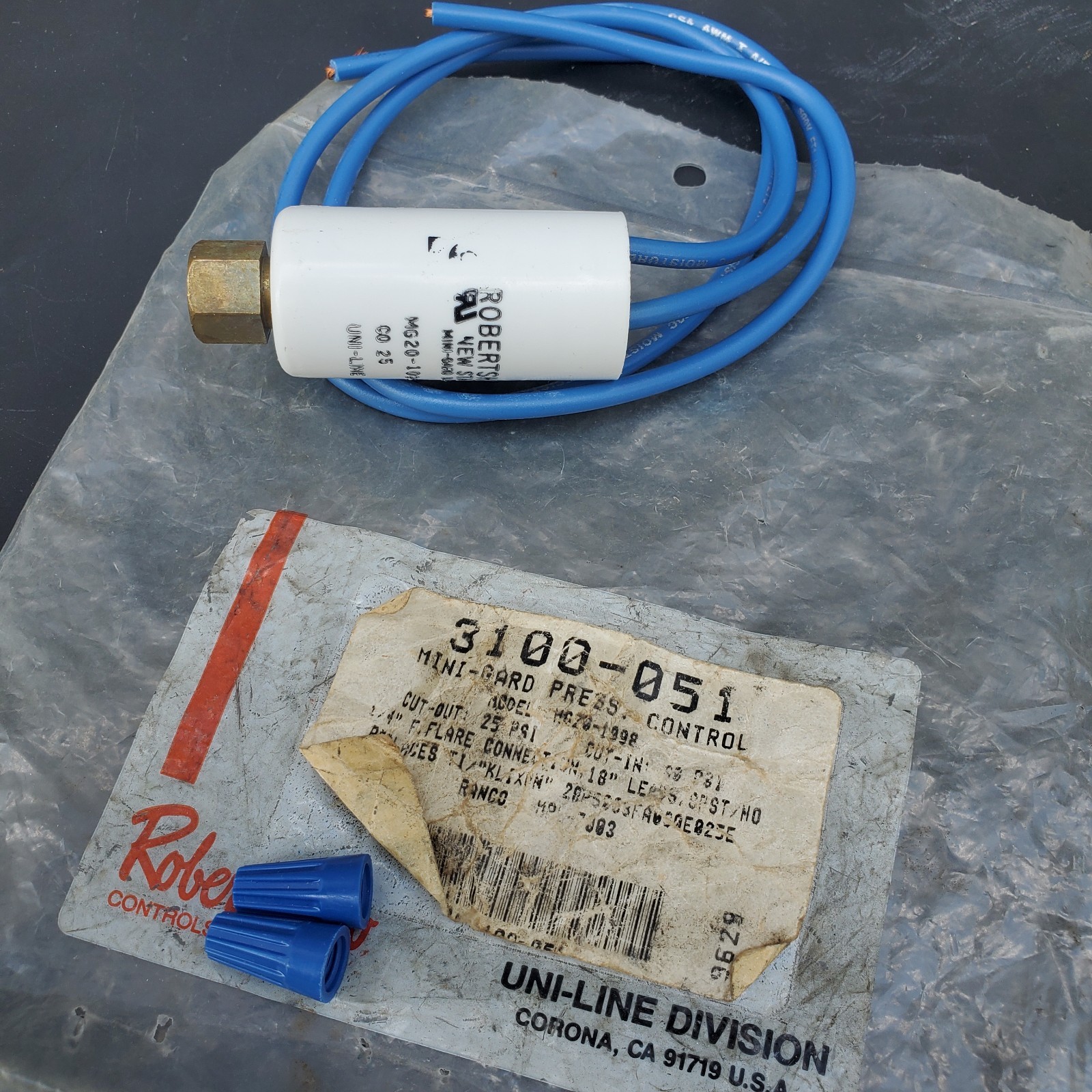 Robertshaw 3100-051 Mini-Gard Pressure Control
