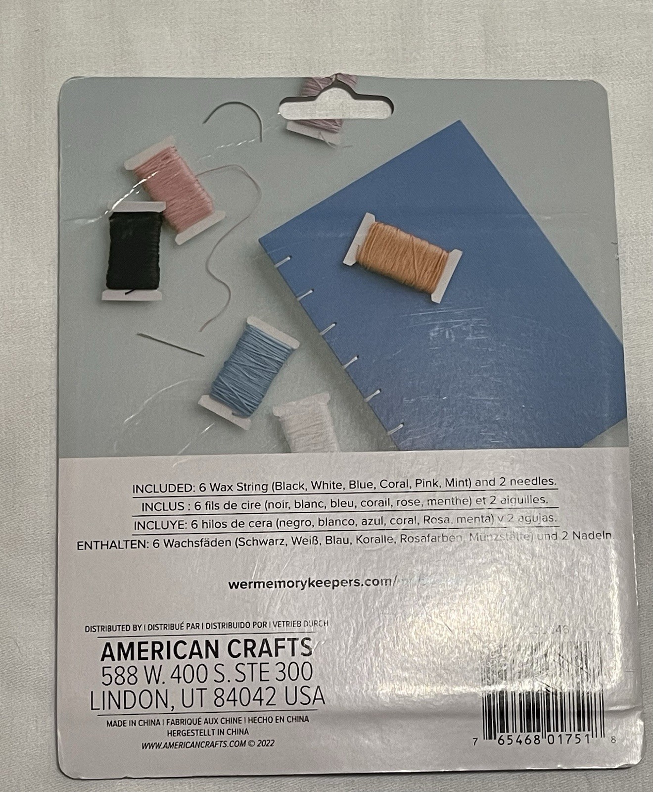 We R Memory Keepers-Cinch Coptic Binding Kit 6/Pkg-Thread & Needles-NEW
