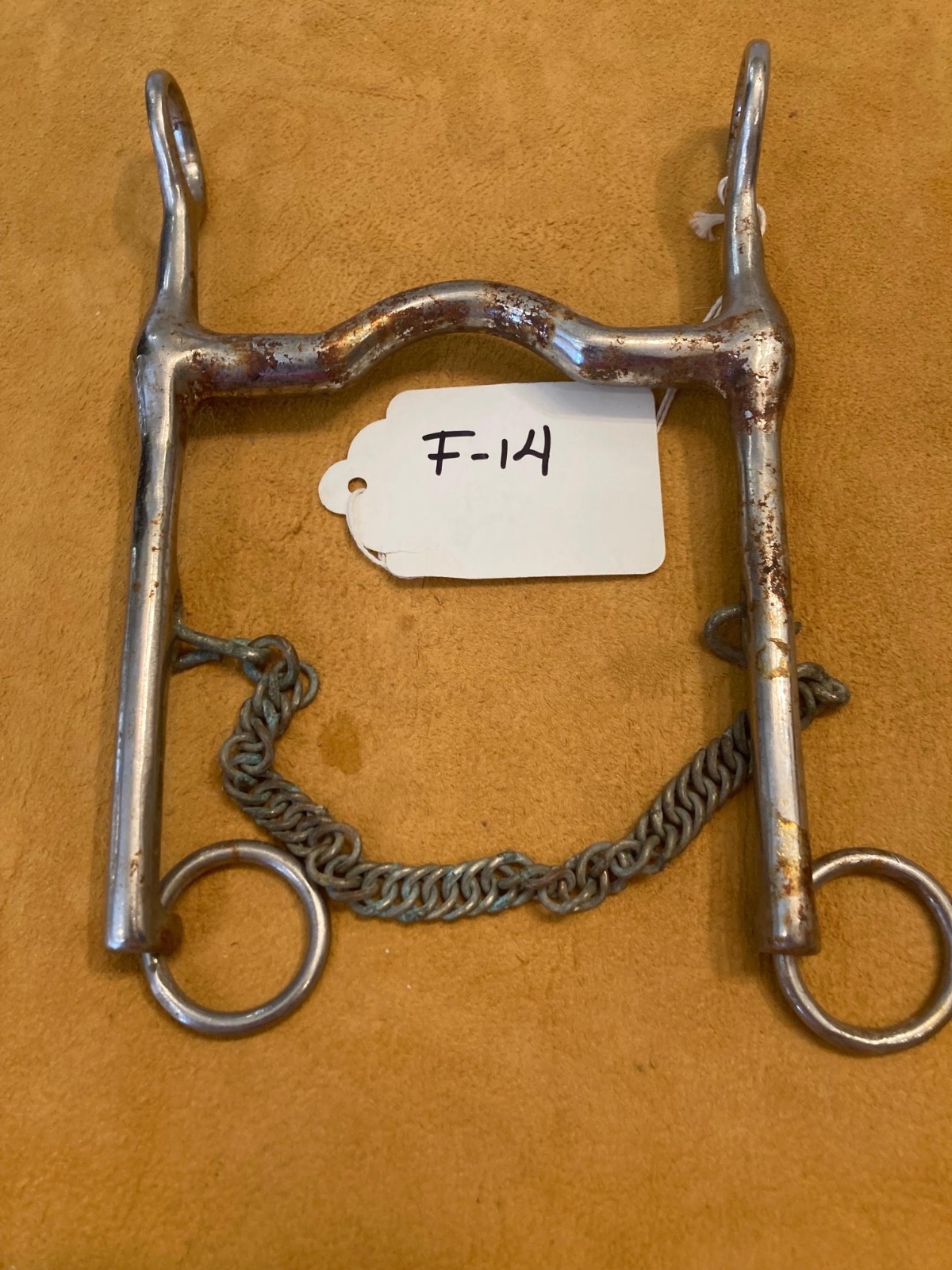 Vintage Saddleseat Double Bridle Curb  4 3/4 " Mouthpiece
