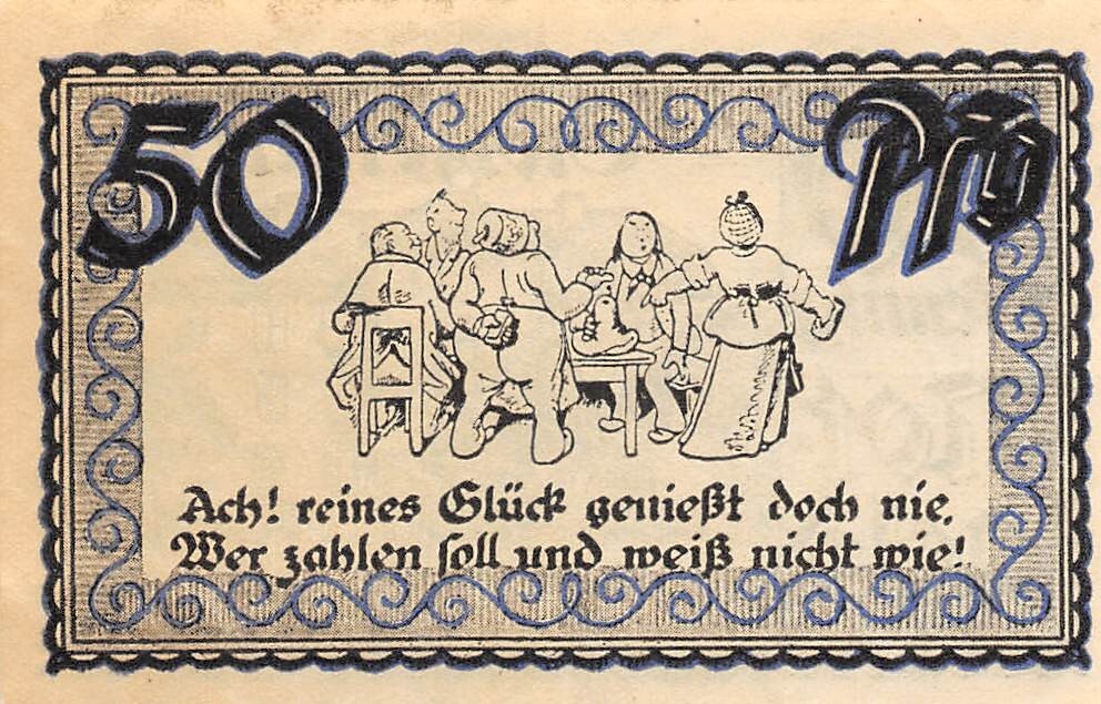 Germany / Notgeld  50  Pfennig  30.4.1921  Uncirculated Banknote  SSM