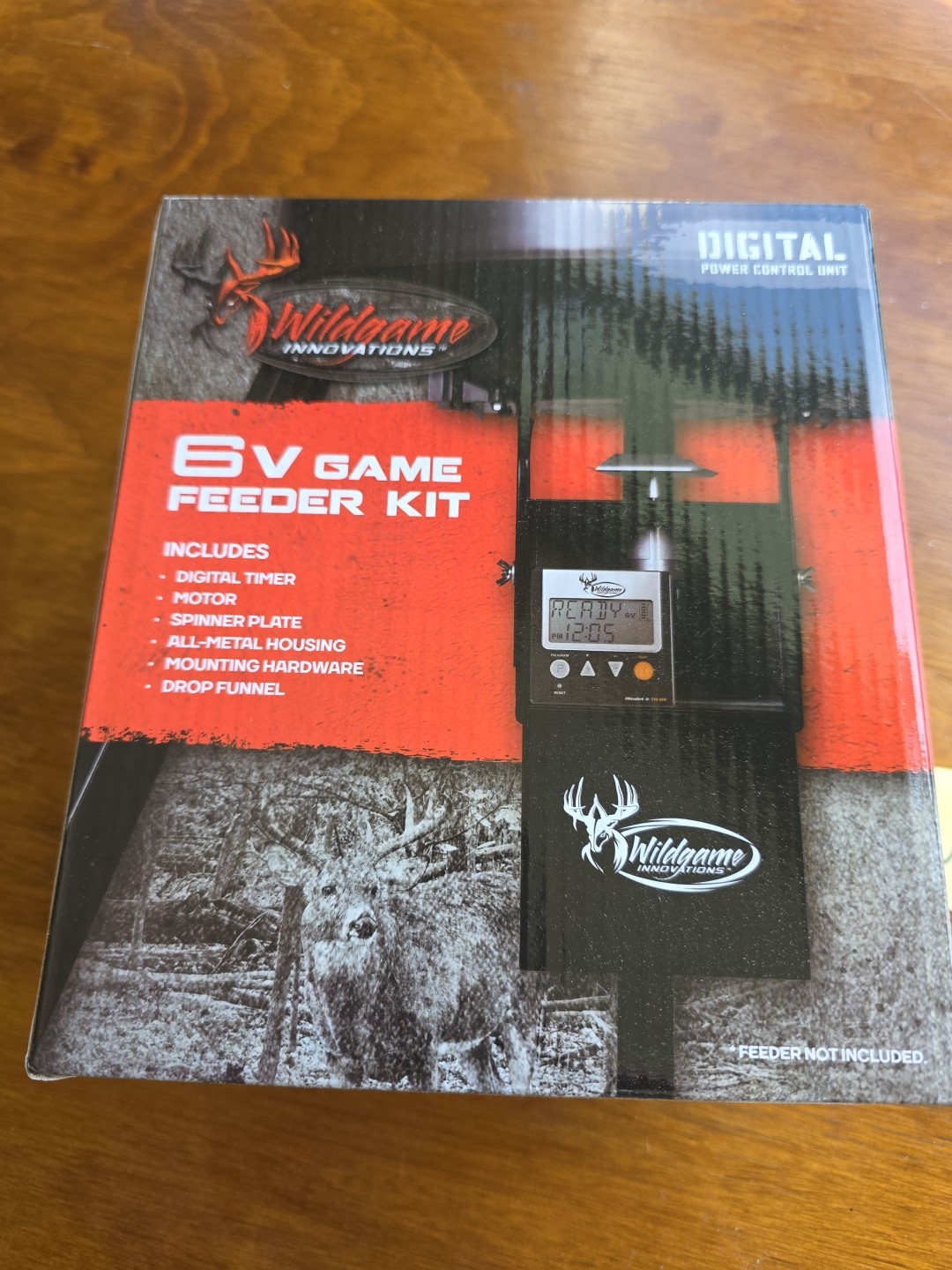 Wildgame Innovations 6V Game Feeder Kit Digital Power Control Unit - Black TH6VD