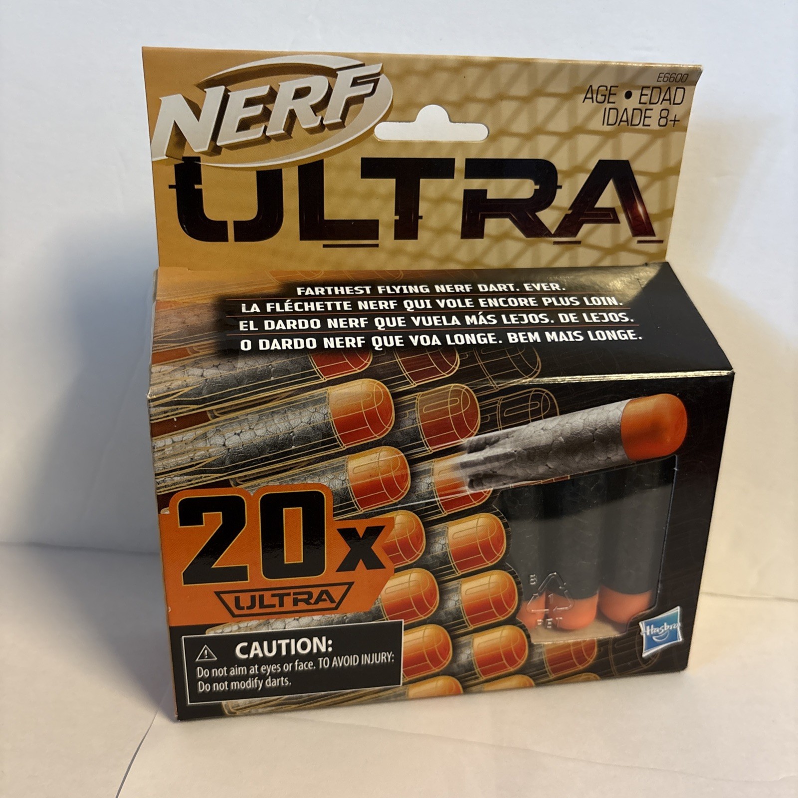 Nerf Ultra 20 Dart Refill Pack Farthest  Flying Nerf Darts New Sealed Box Toy