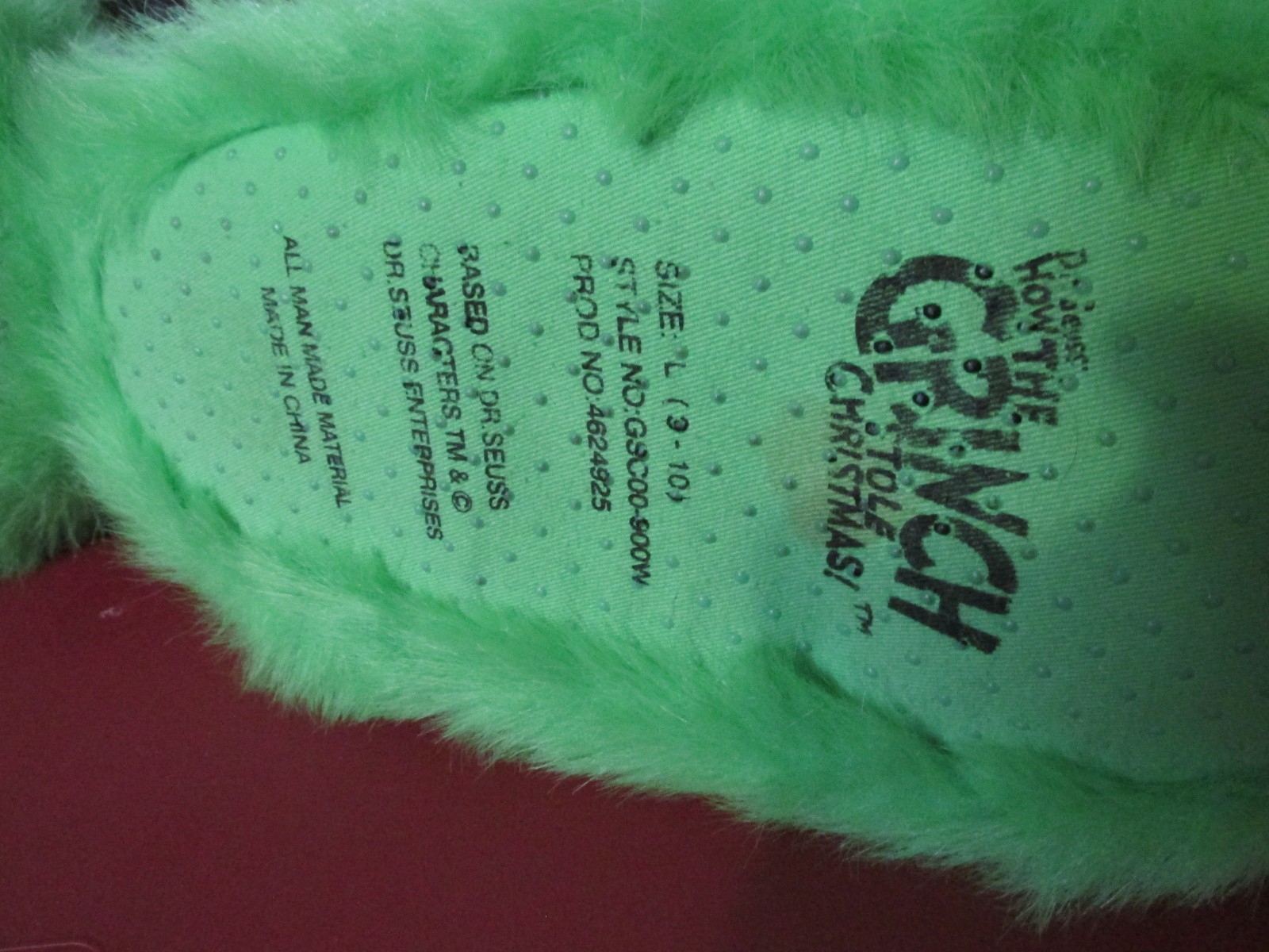 Grinch Slippers