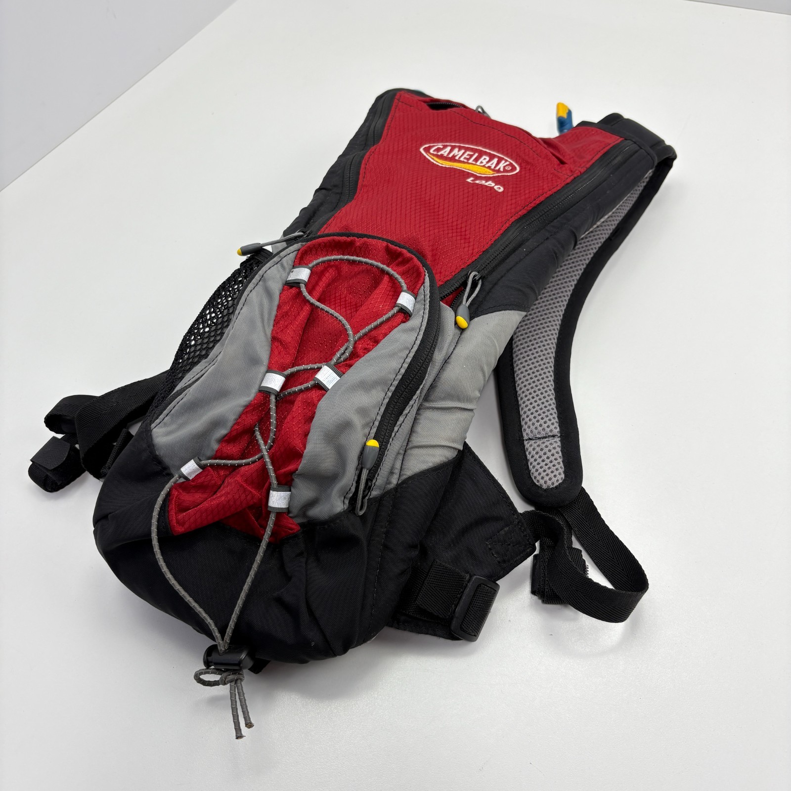 Camelbak Lobo Hydration Pack w/ Bladder Red Hiking Backpack Outdoor Camping