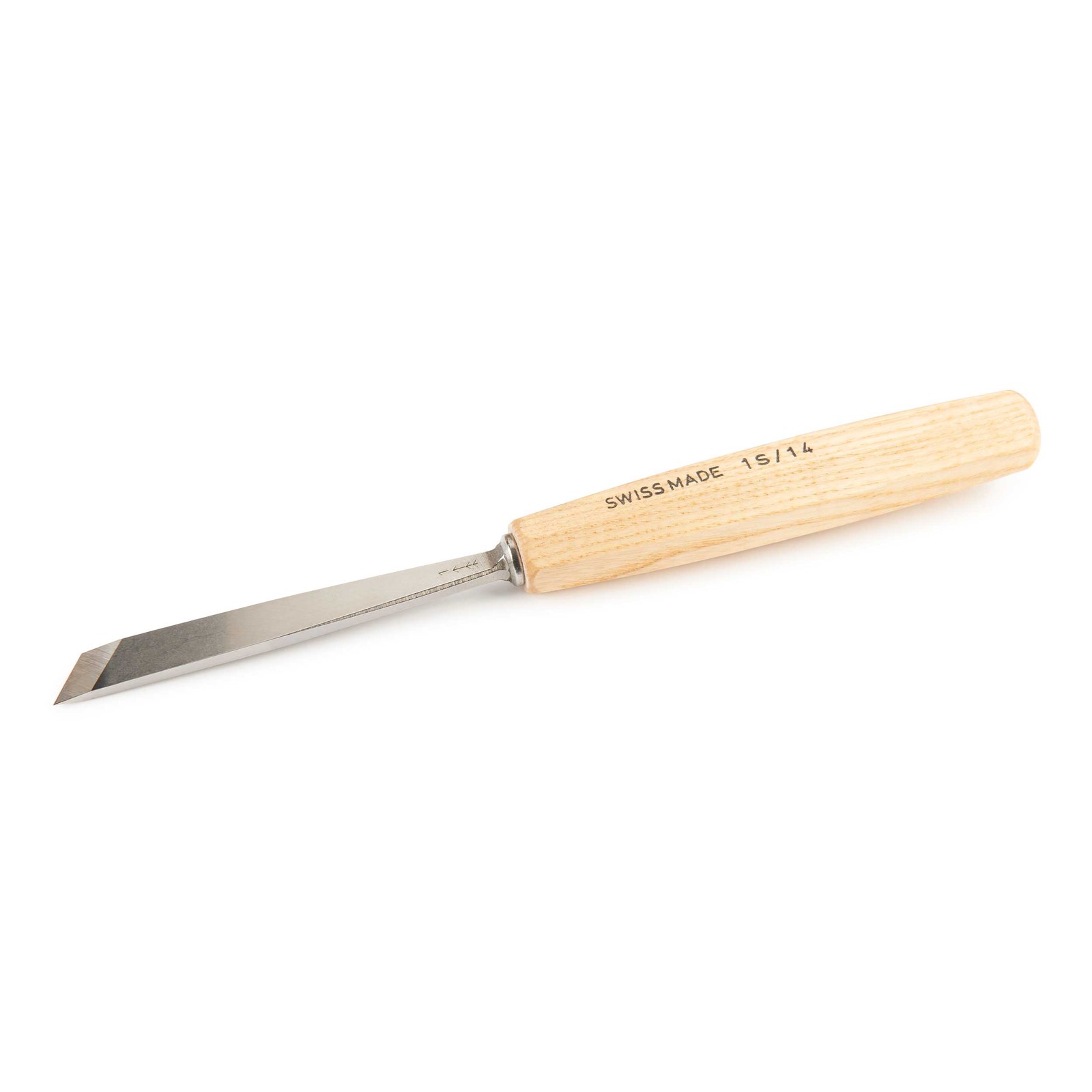 PFEIL "Swiss Made" 14mm # 1 Sweep Skew Cut Chisel - Double Bevel