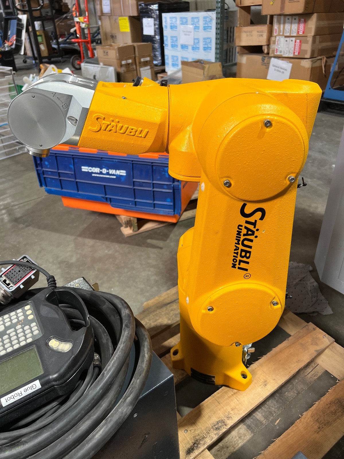 Staubli TX60 6-Axis Robot with CS8C Controller SP1 D21142102 Pendant & Cables
