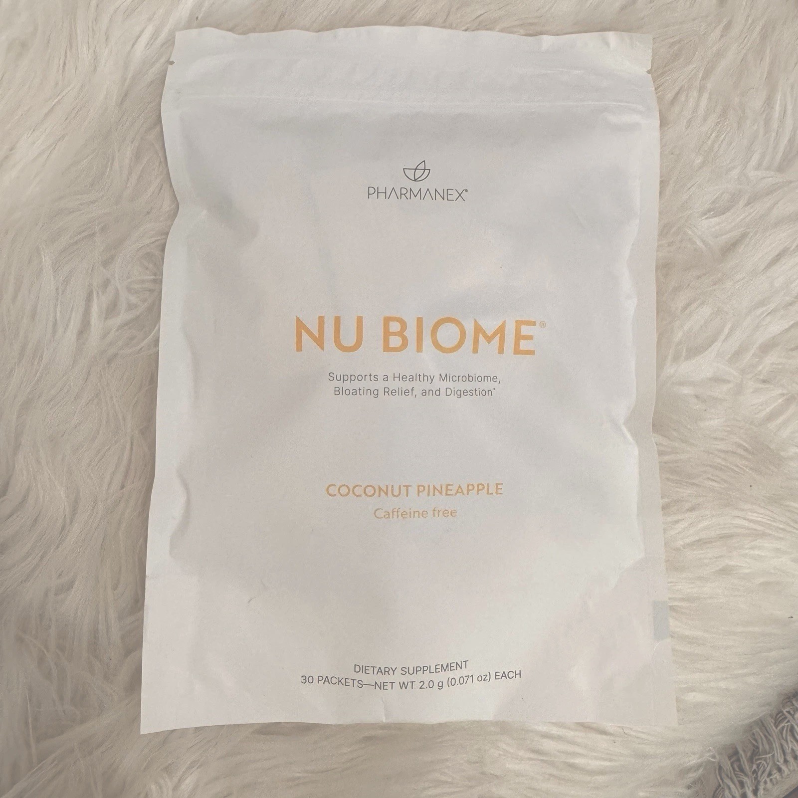 Nu Skin Caffeine Free Nu Biome, 30 Days, Gut Health Drink  EXP 10/27 Nubiome