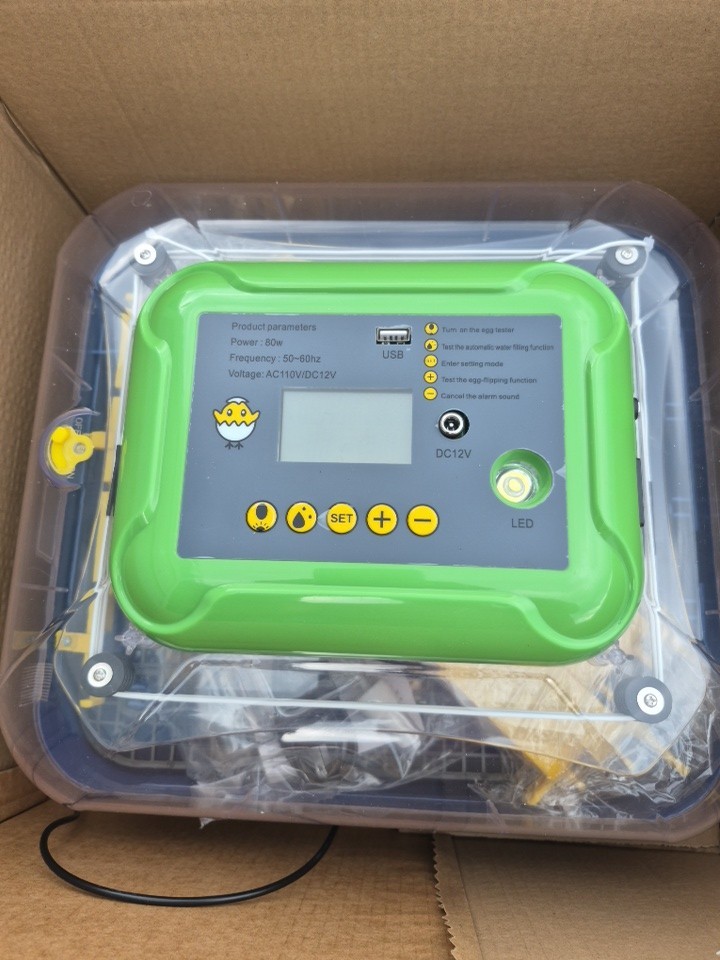 Digital Egg Incubator 12-24 Eggs with Auto Turner & Smart Control System