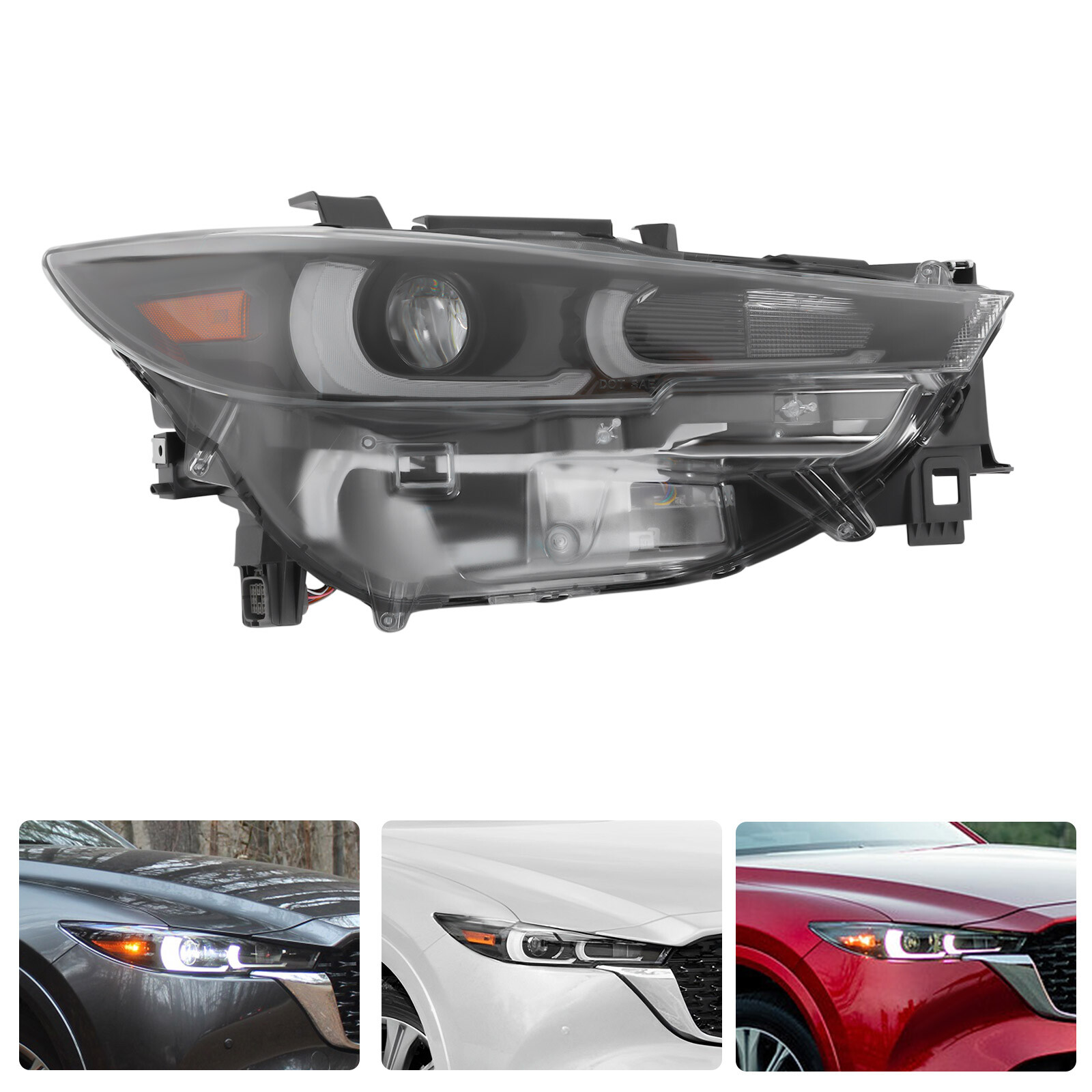 11.02lbs For 2022-2023 Mazda Cx-5 W/factory Led Models Only Side Right Headlamp
