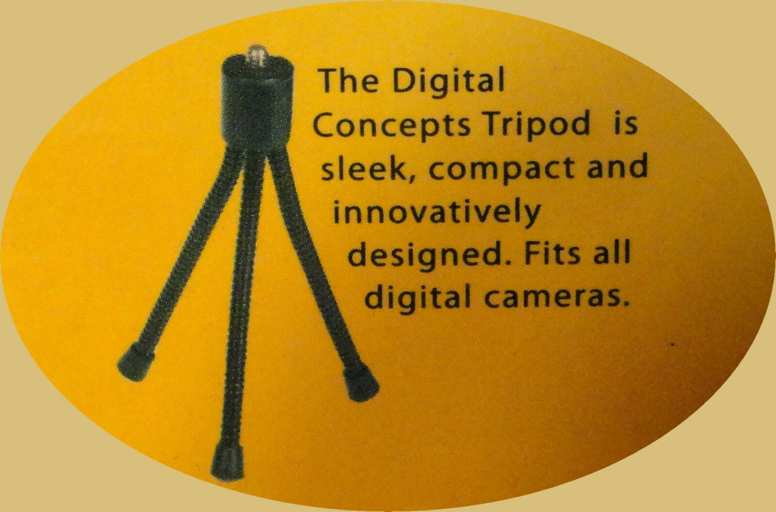 Digital Camera Accessory Kit w/ Case, Mini Tripod & Cleaning Kit, NEW IN BOX