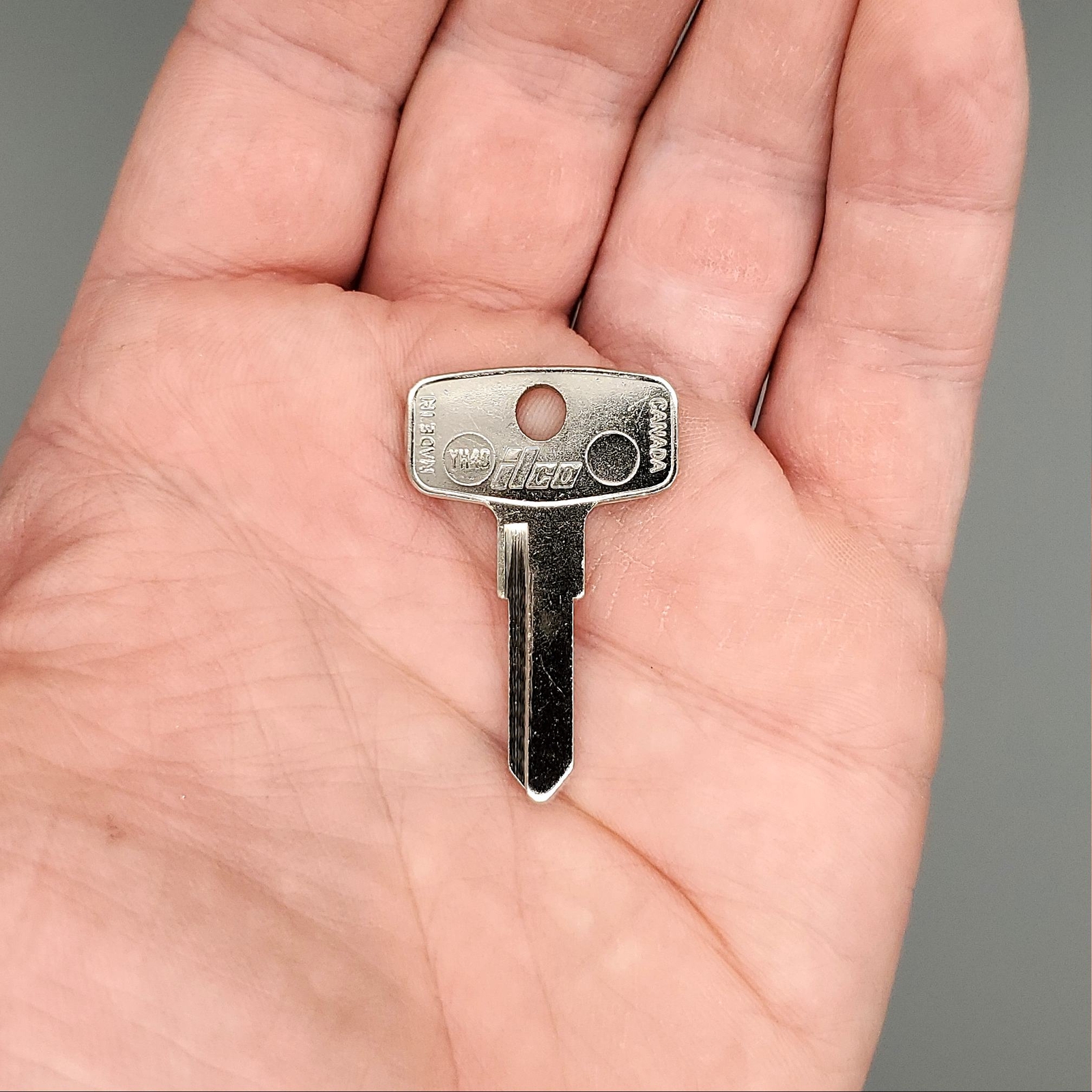 5x Ilco YH40 Key Blanks Fits some Vintage Yamaha Motorcycles Nickel Plated NOS