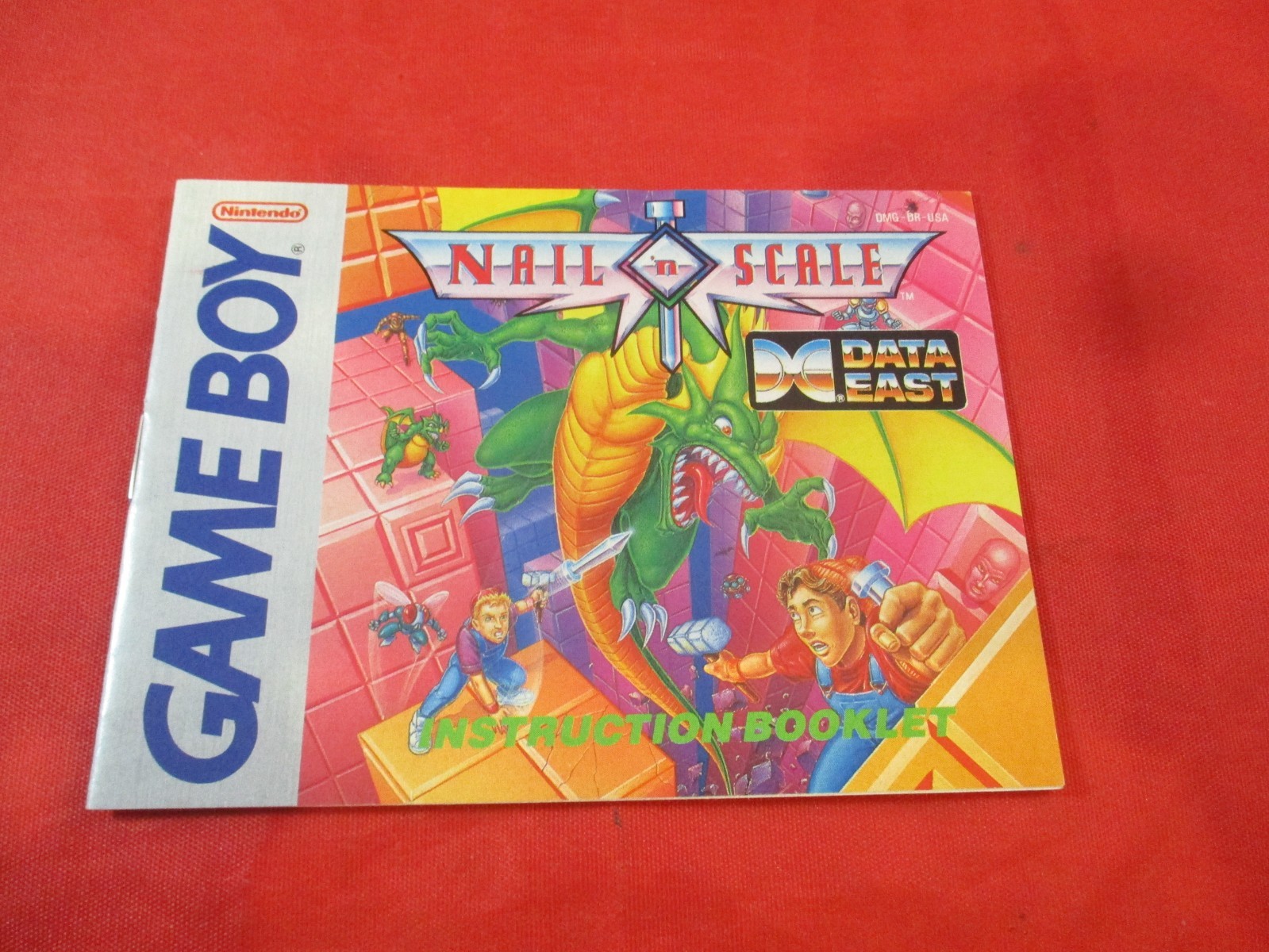 Nail 'n Scale Nintendo Game Boy Instruction Manual Booklet ONLY