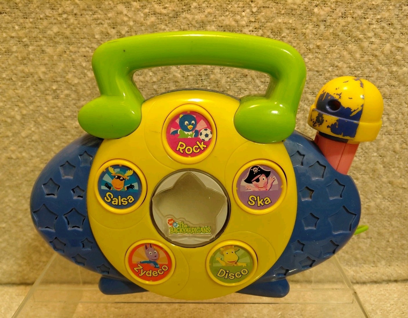 The Backyardigans Sing Along Music Maker Nick Jr Microphone Boombox 2005 Mattel