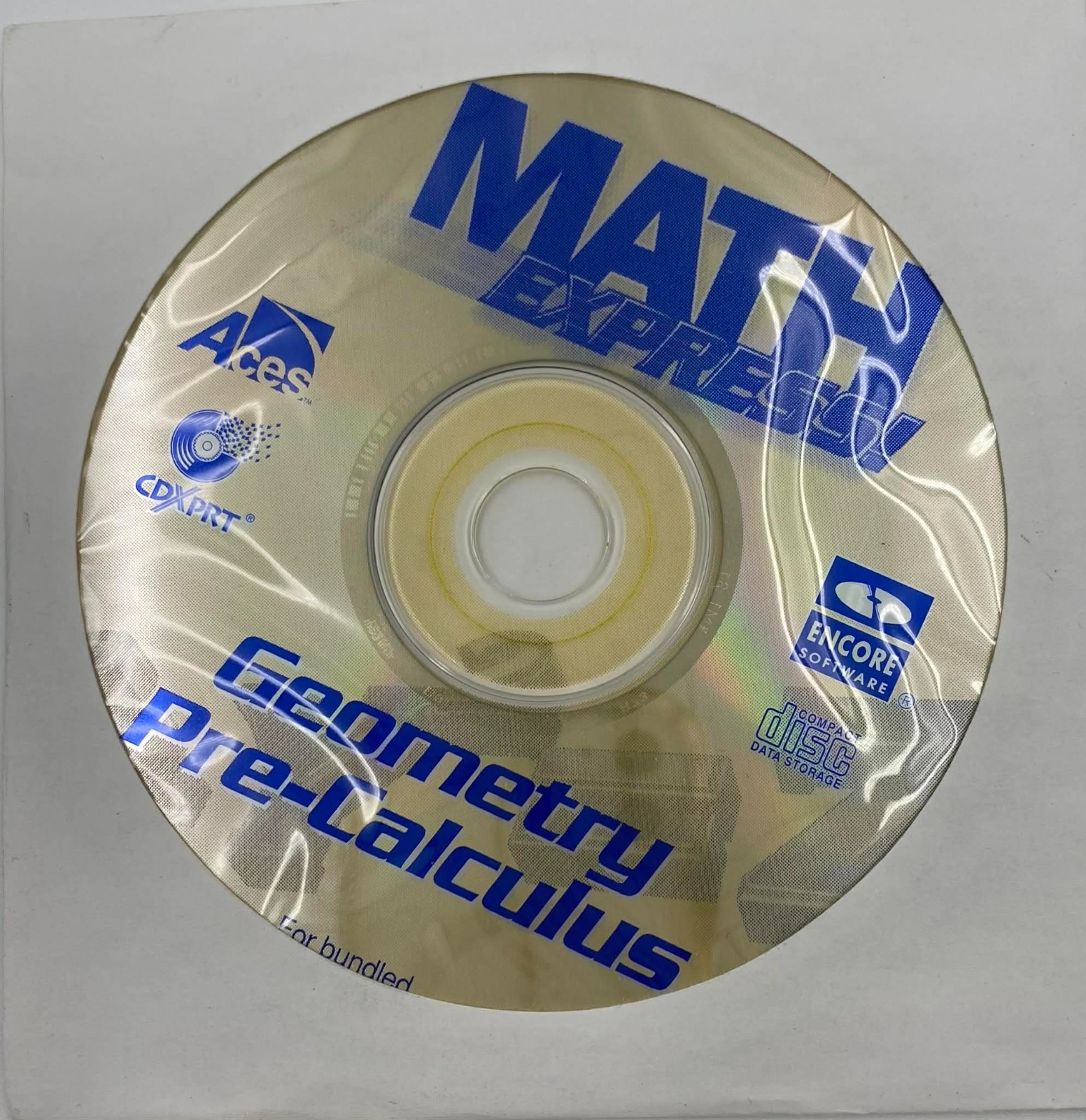 Math Express CD Bundle Algebra 2 Trigonometry Geometry Pre-Calculus PC