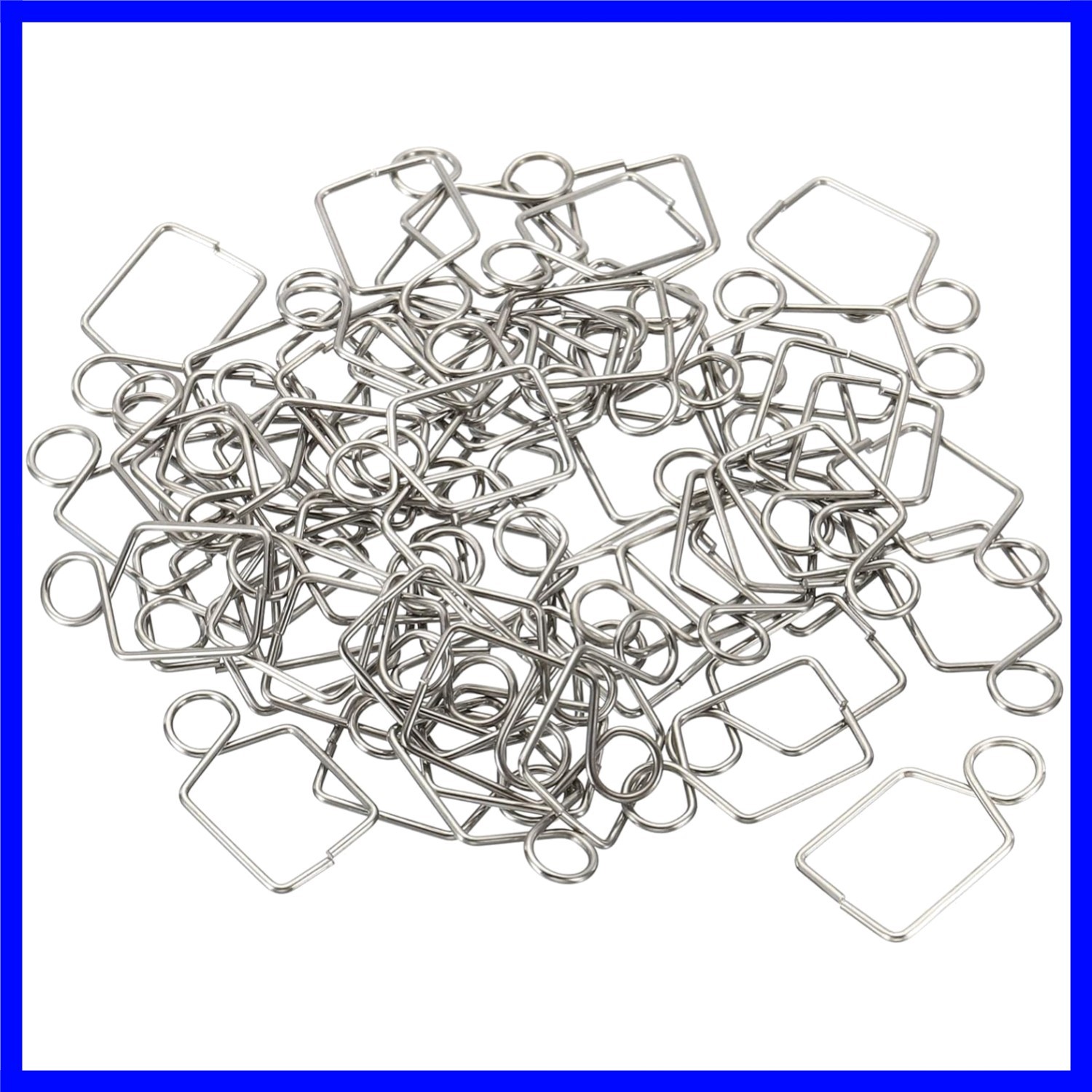 Modern Stainless Steel Chandelier Connector Clips - 60pcs for Stunning Decor